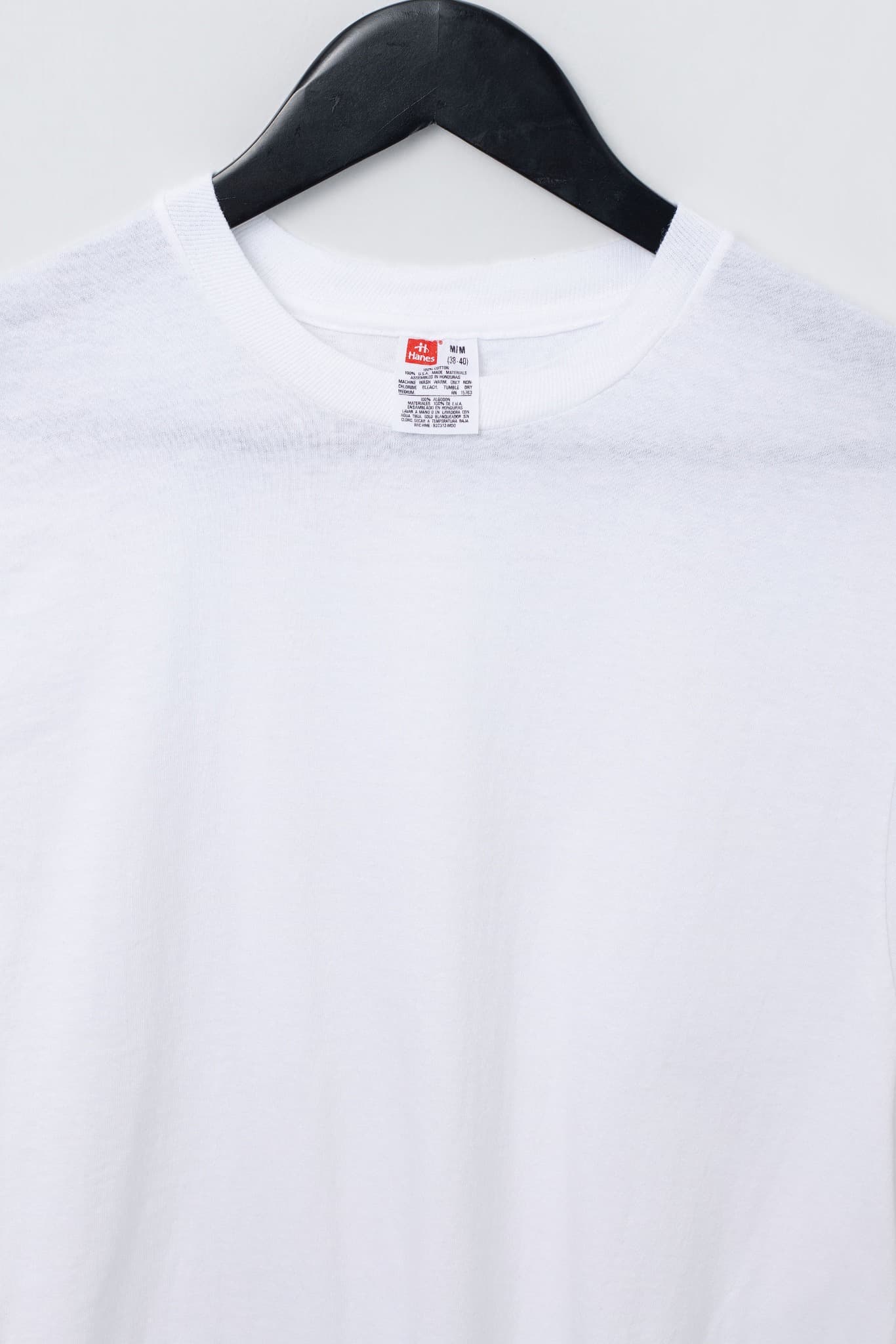 Hanes Beefy-T White Short Sleeve T-Shirt — photo 3 of 3