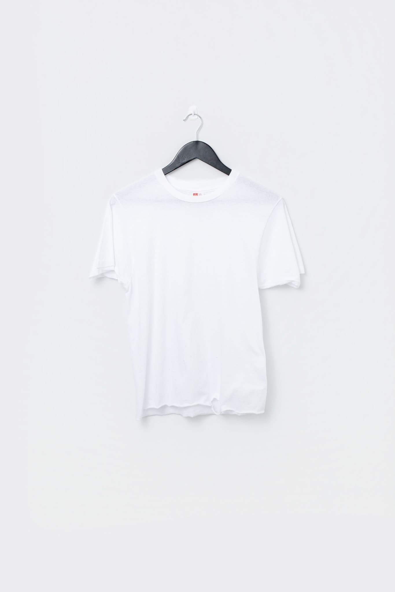 Hanes Beefy-T White T-Shirt Size M — photo 1 of 3