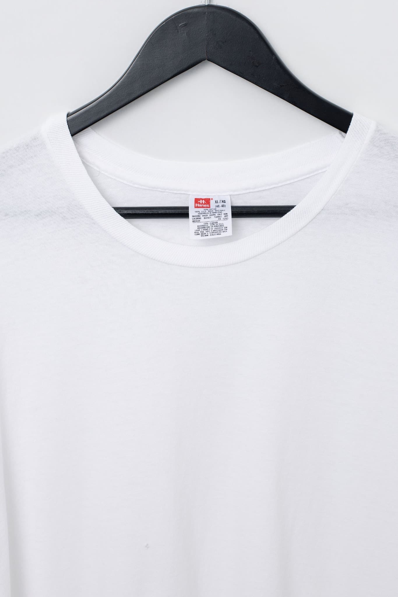 Hanes Beefy-T White T-Shirt Size XL — photo 3 of 3