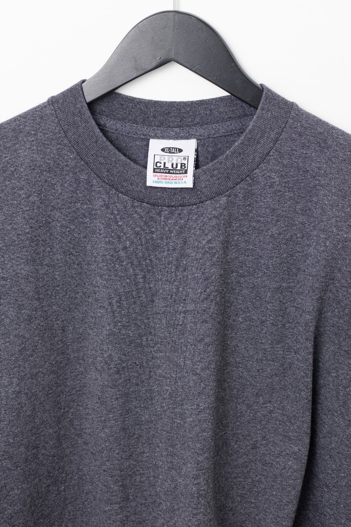 Pro Club Heavyweight Charcoal Grey T-Shirt — photo 2 of 3