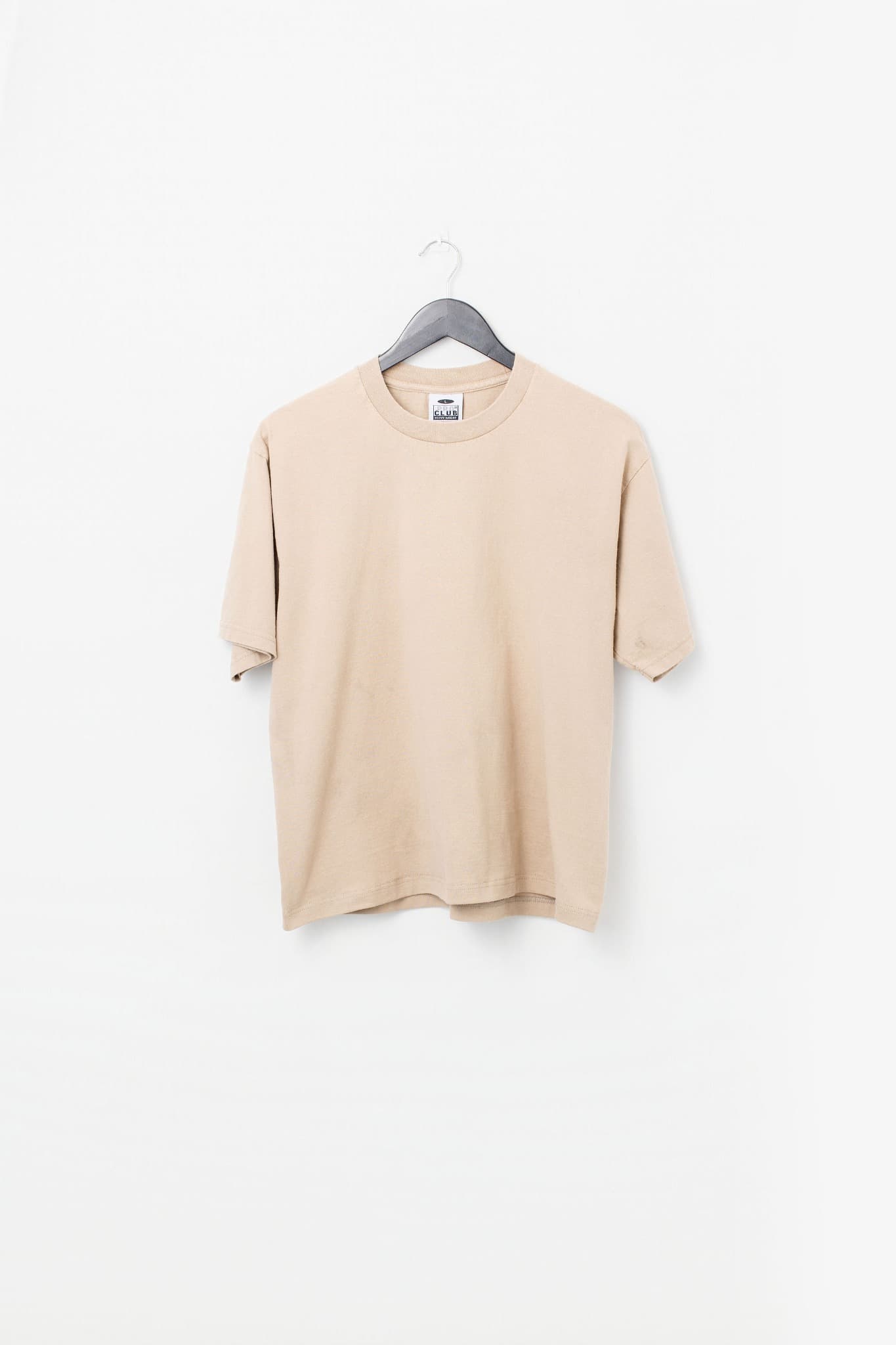 Pro Club Heavyweight Cotton T-Shirt Beige Size L — photo 1 of 3