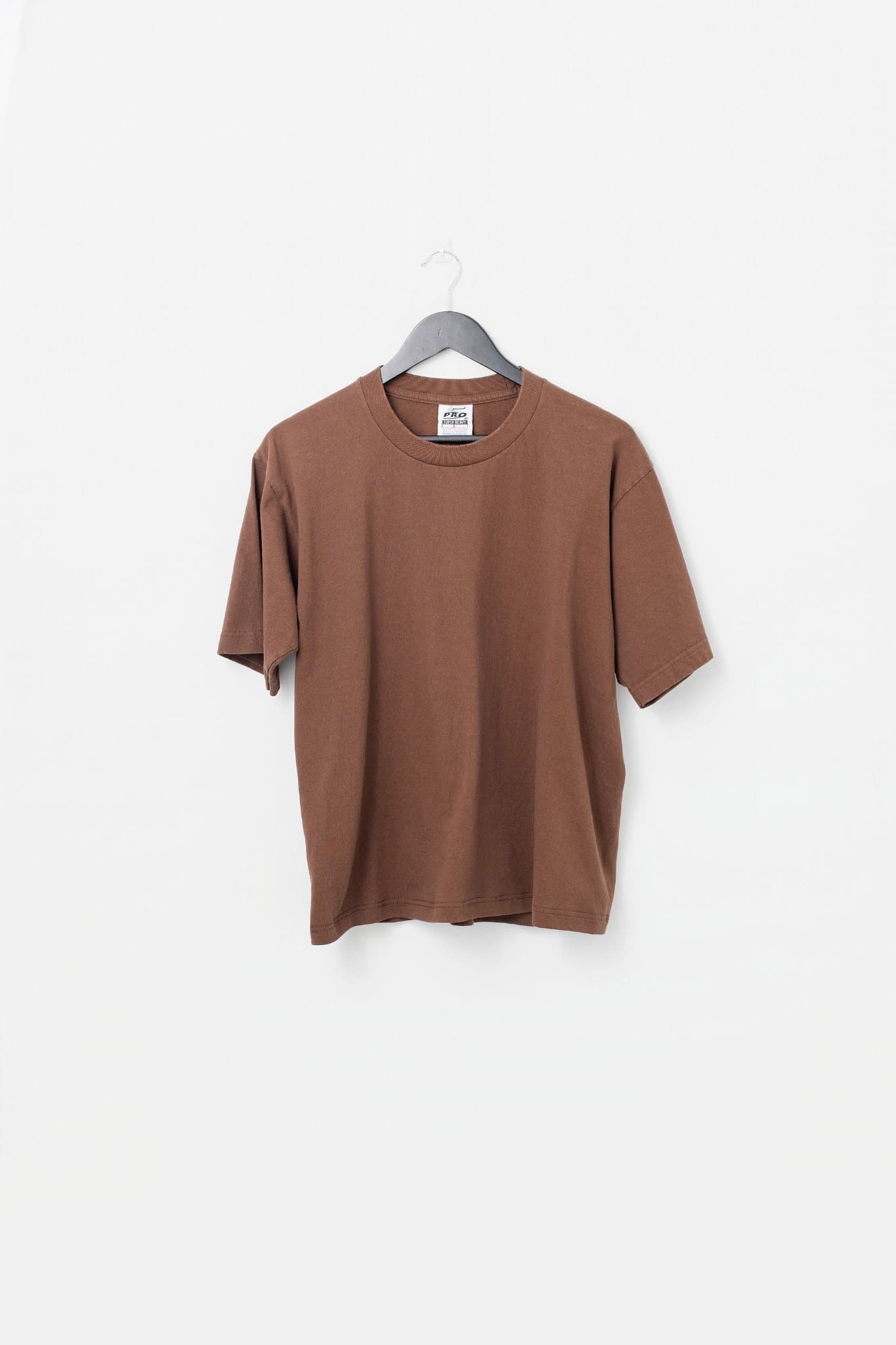 PRO Heavyweight Brown Cotton T-Shirt Large — photo 1 of 3