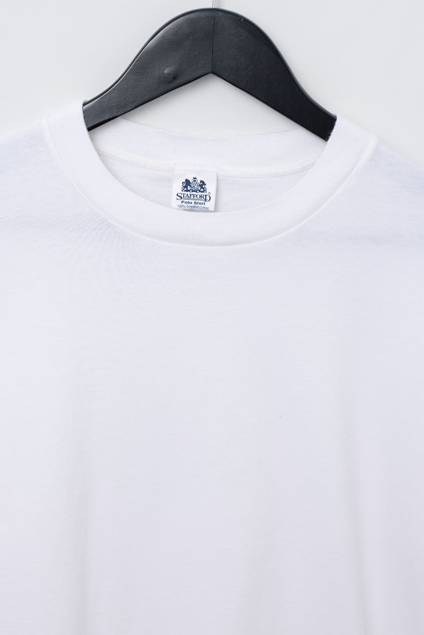 Stafford Heavyweight White Crewneck T-Shirt — photo 3 of 3