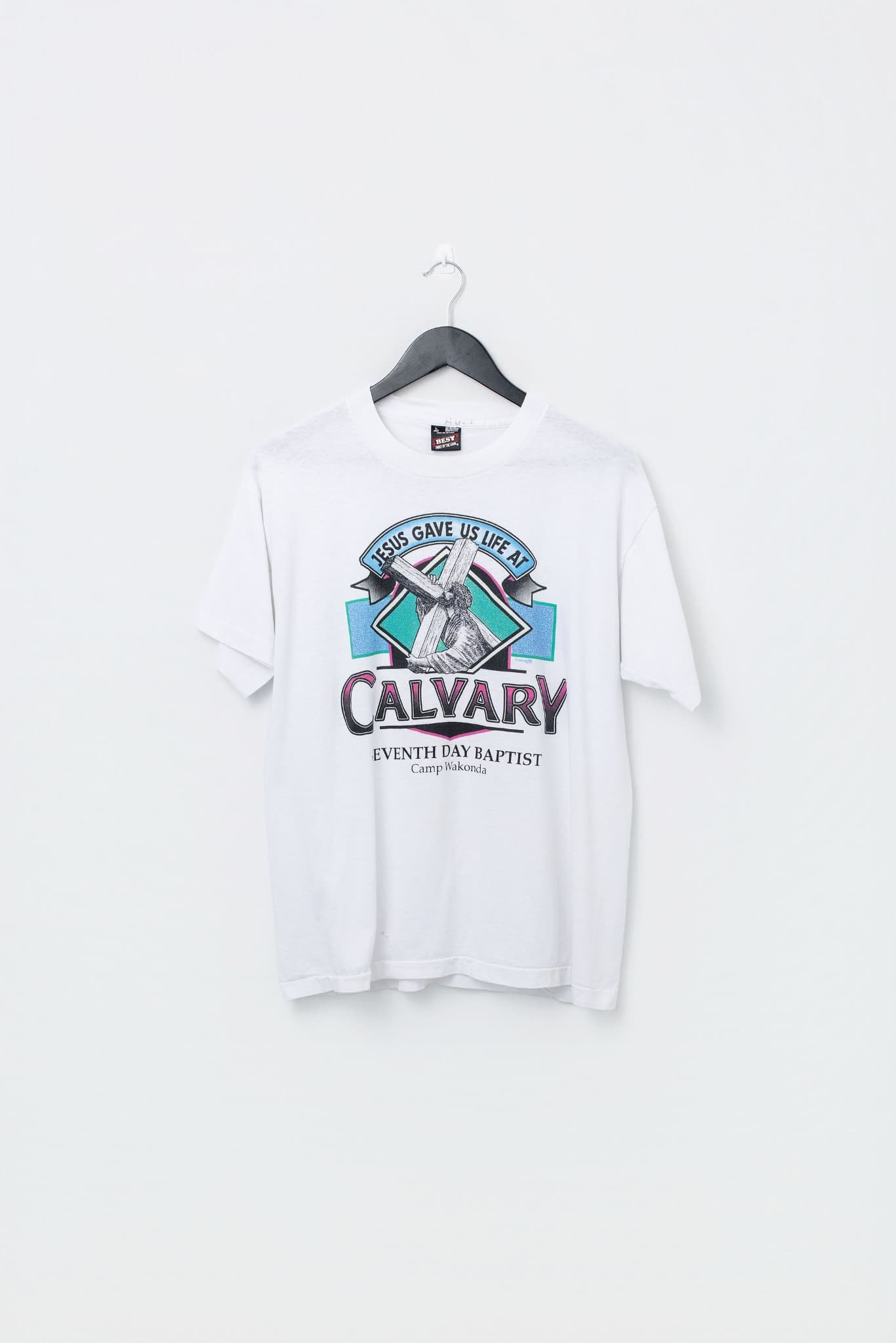 Vintage 1990s Seventh Day Baptist Camp Wakonda Jesus Calvary T-Shirt — photo 1 of 3