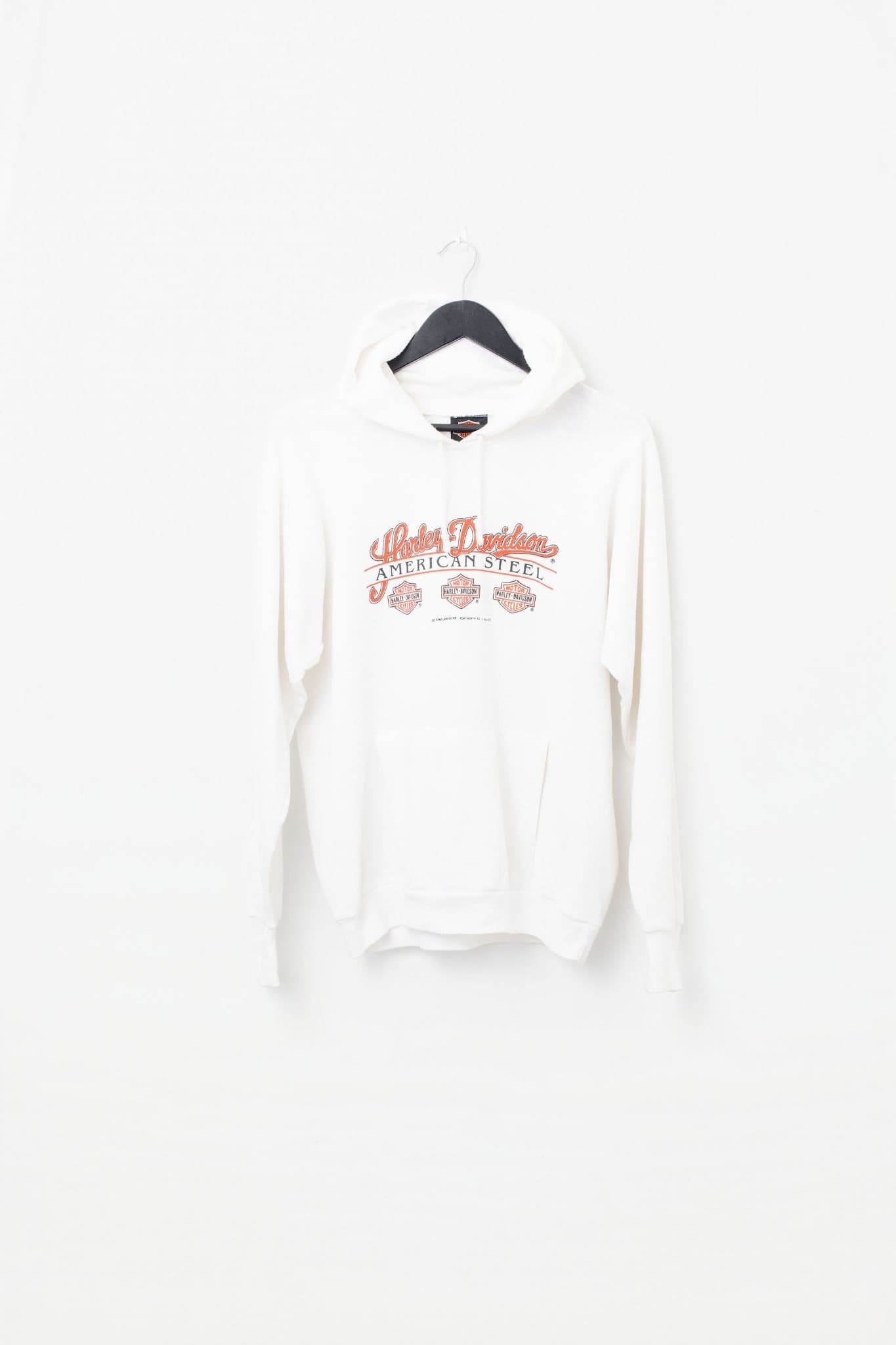 Vintage 1992 Harley-Davidson American Steel Hoodie — photo 1 of 3