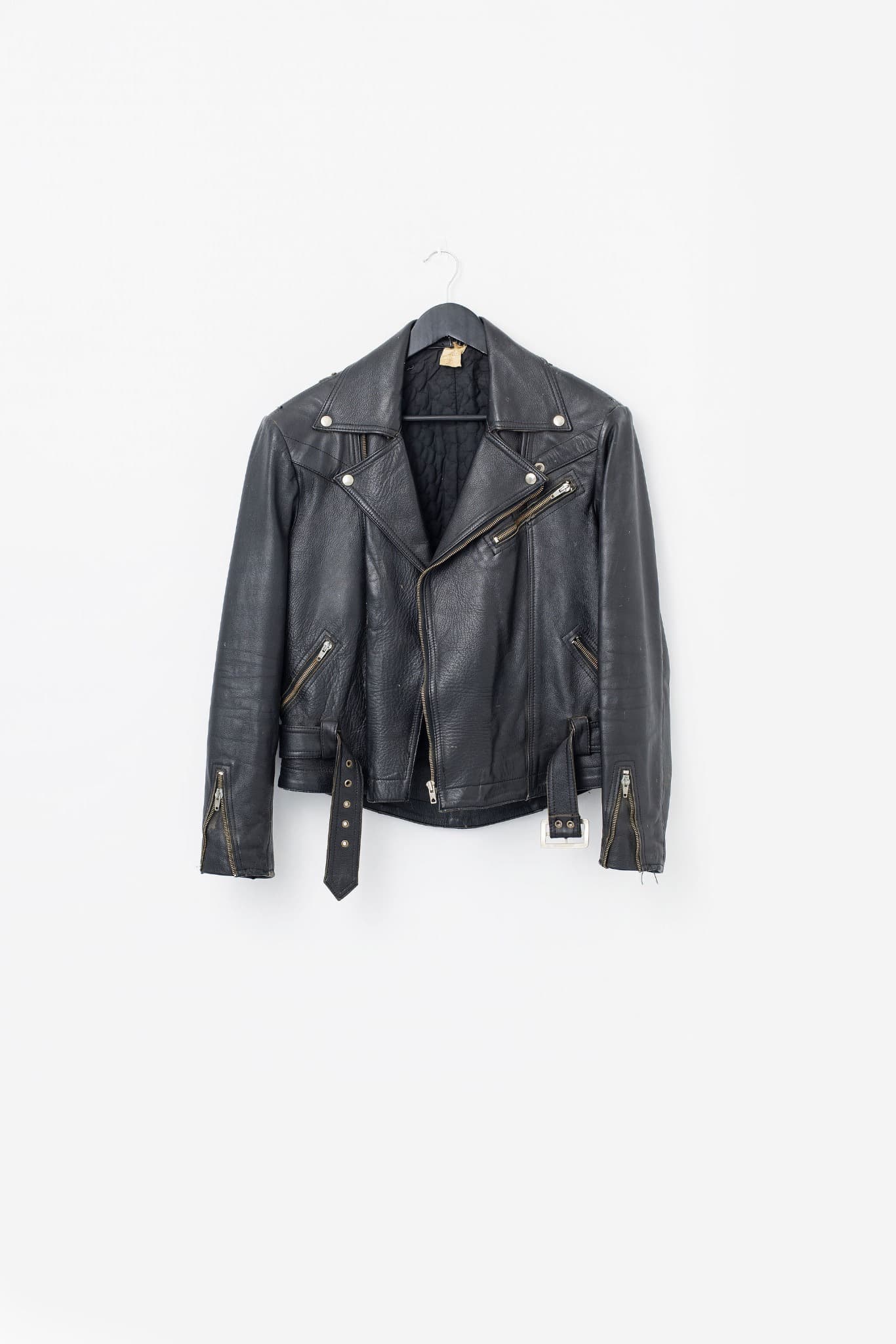 Vintage 80's/90's Leather Biker Jacket — photo 1 of 3