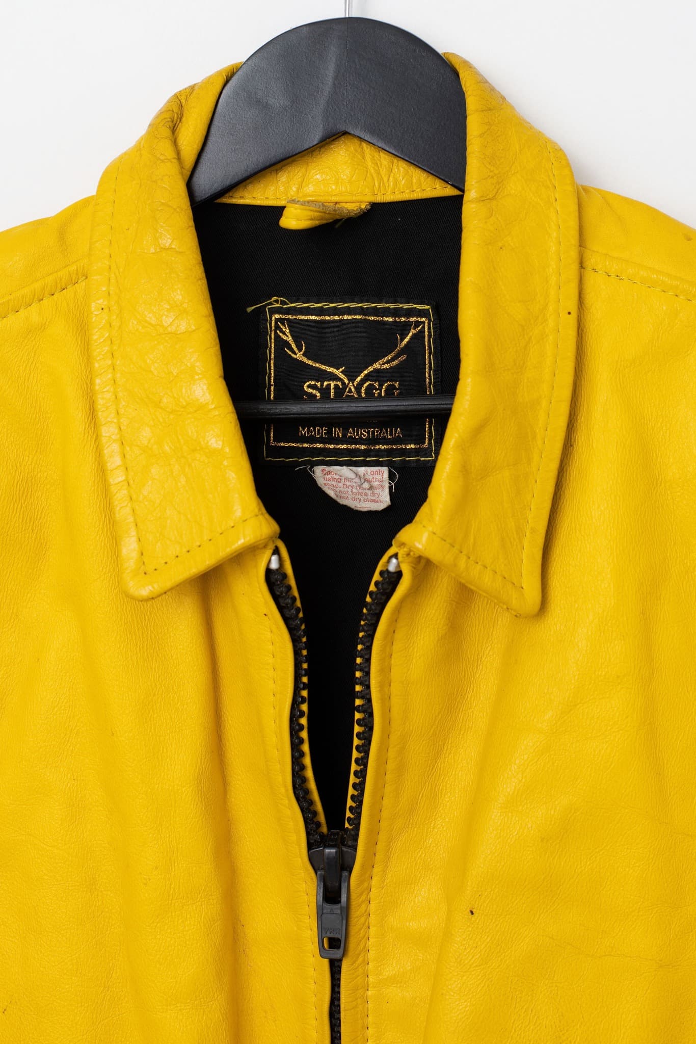 Vintage 80's Leather Jacket — photo 3 of 3
