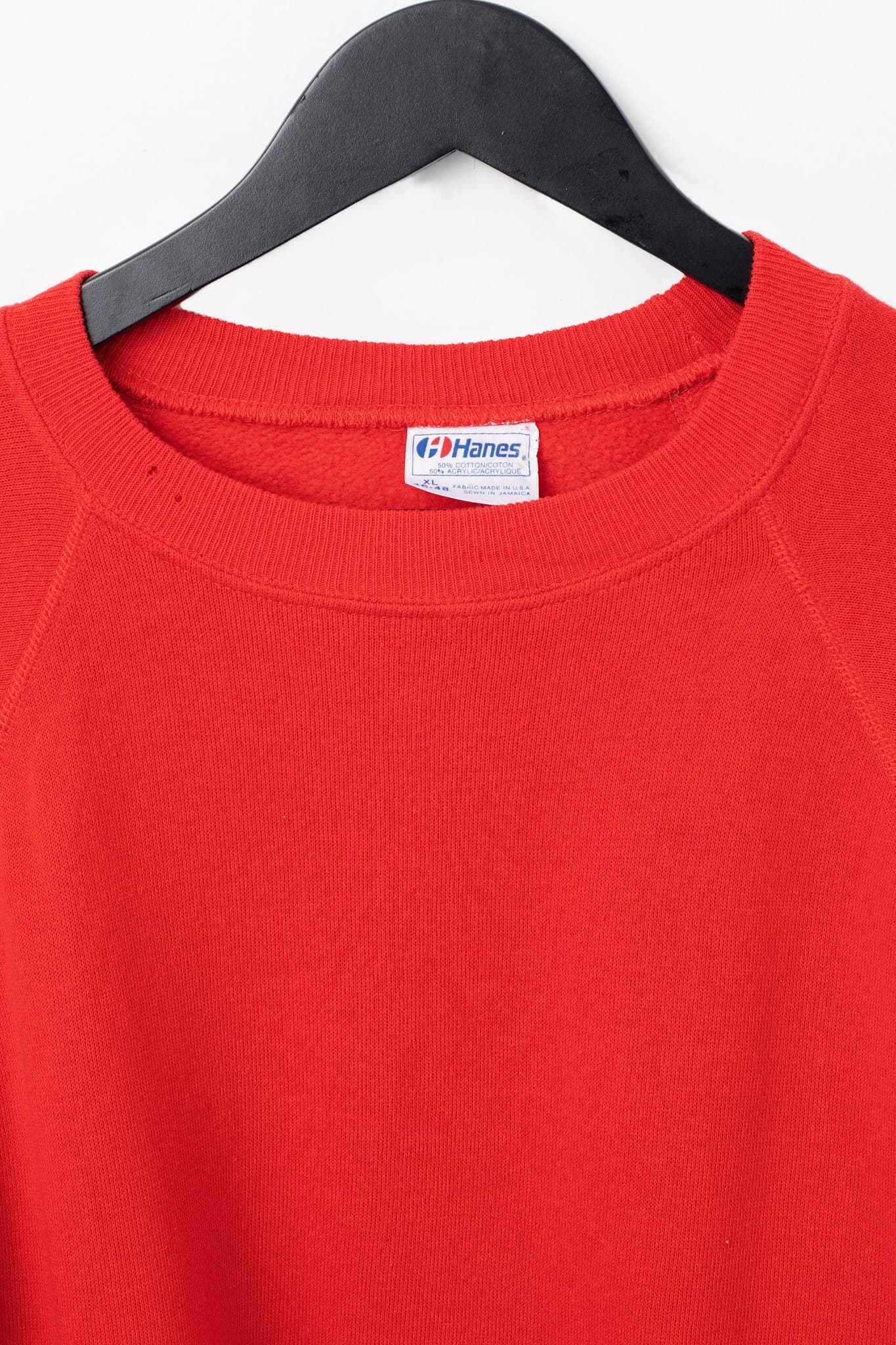 Vintage 90's Blank Hanes Raglan Sweatshirt — photo 3 of 3