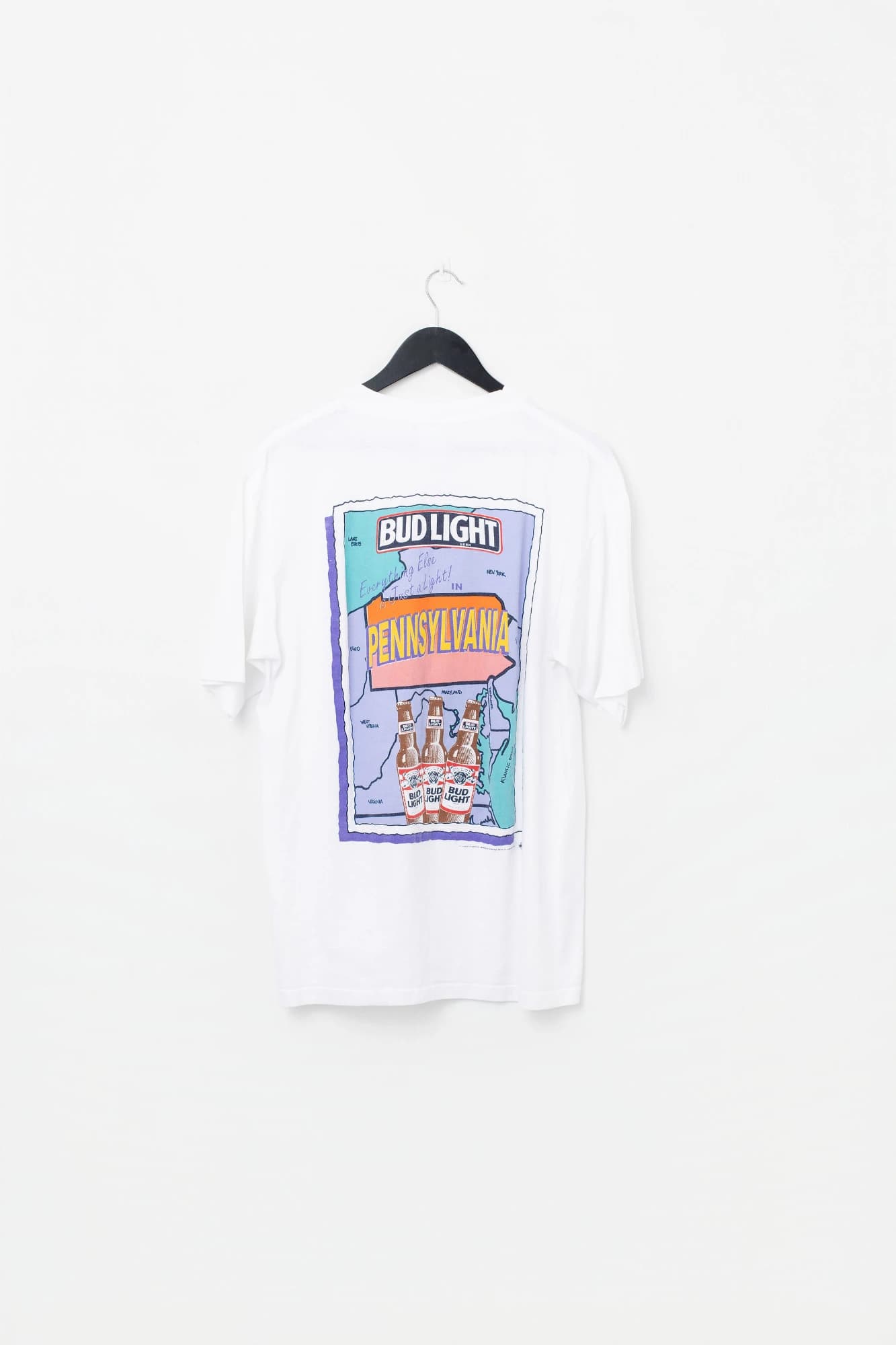 Vintage 90's Distressed Bud Light T-Shirt — photo 2 of 3