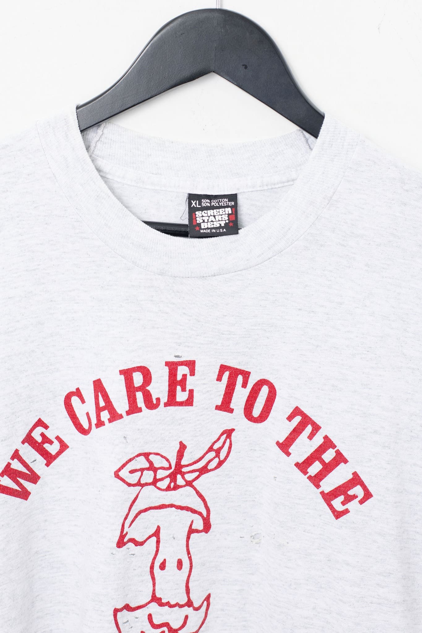 Vintage 90's 'We Care To The Core' T-Shirt — photo 3 of 3
