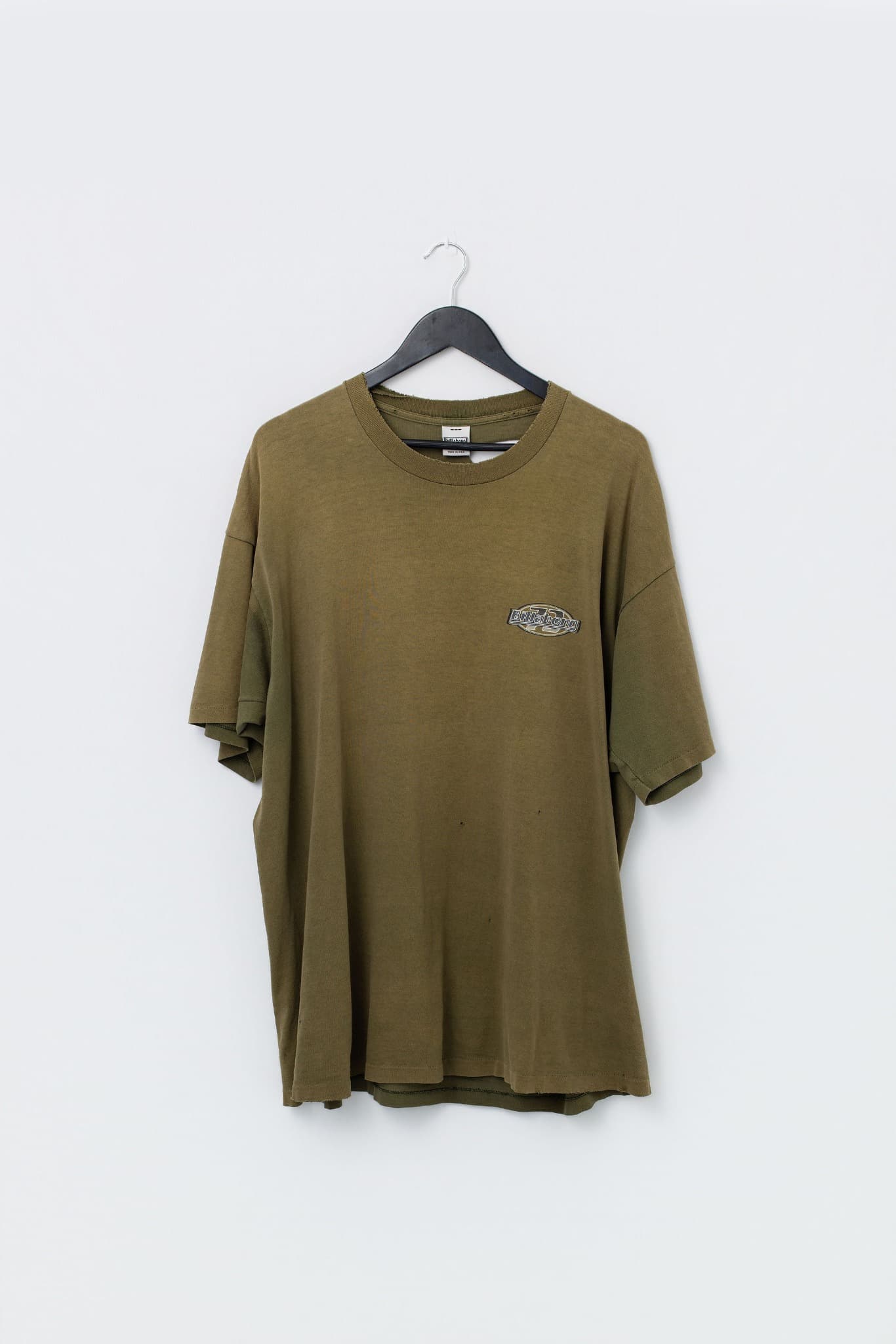 Vintage 90s Billabong Olive Green Graphic T-Shirt XXL