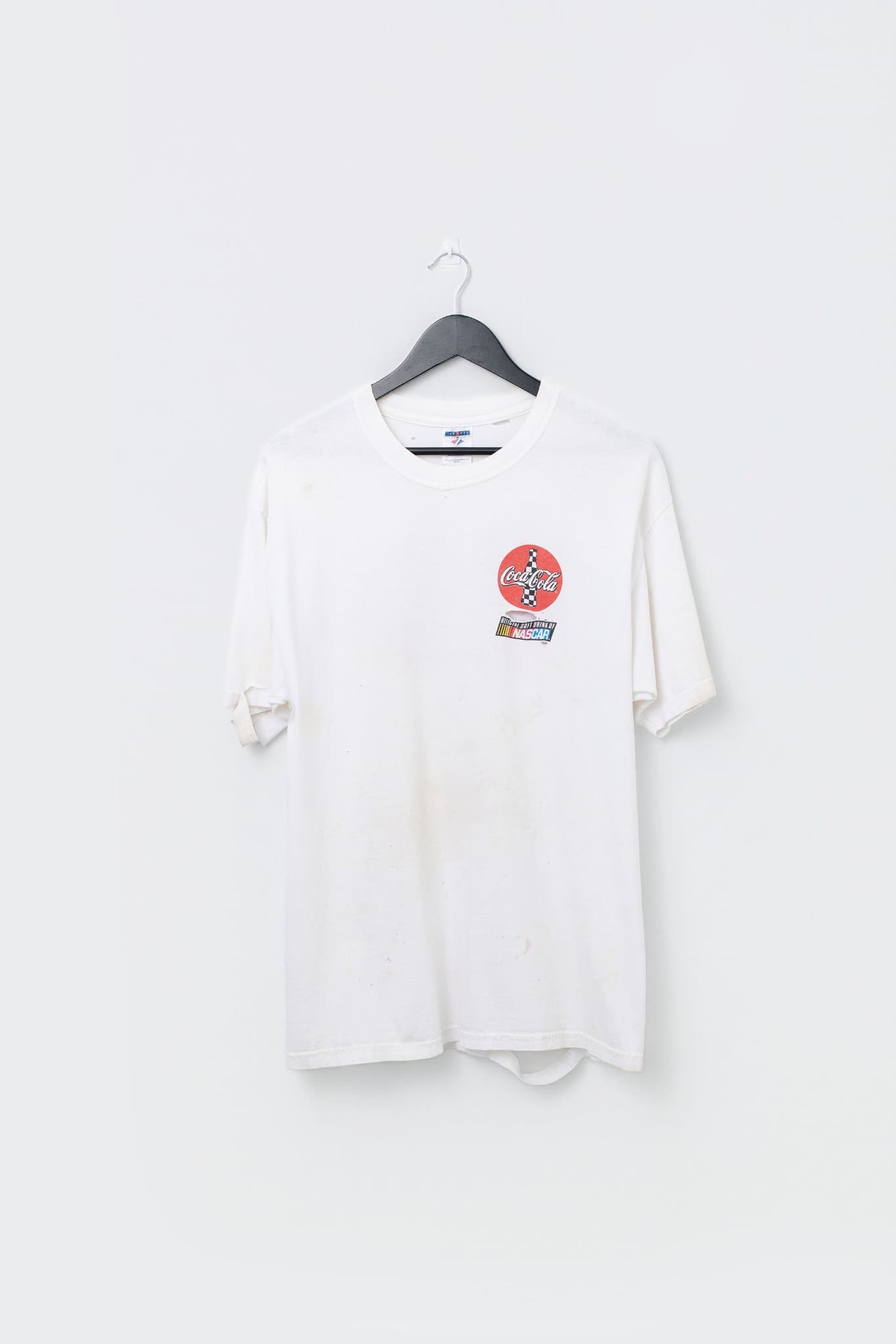Vintage 90s Coca-Cola NASCAR Official Soft Drink T-Shirt Jerzees XL — photo 1 of 3