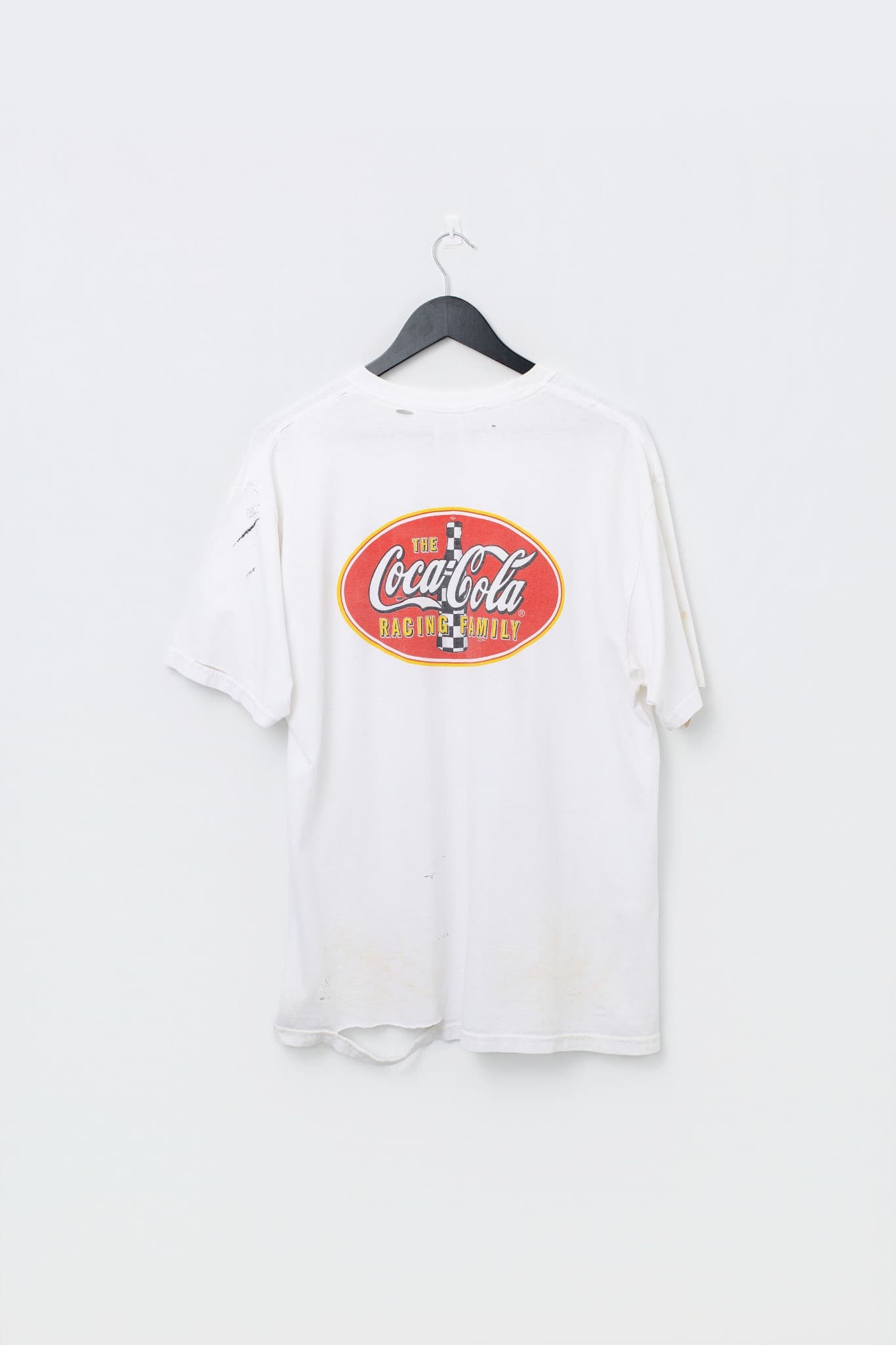 Vintage 90s Coca-Cola NASCAR Official Soft Drink T-Shirt Jerzees XL — photo 2 of 3