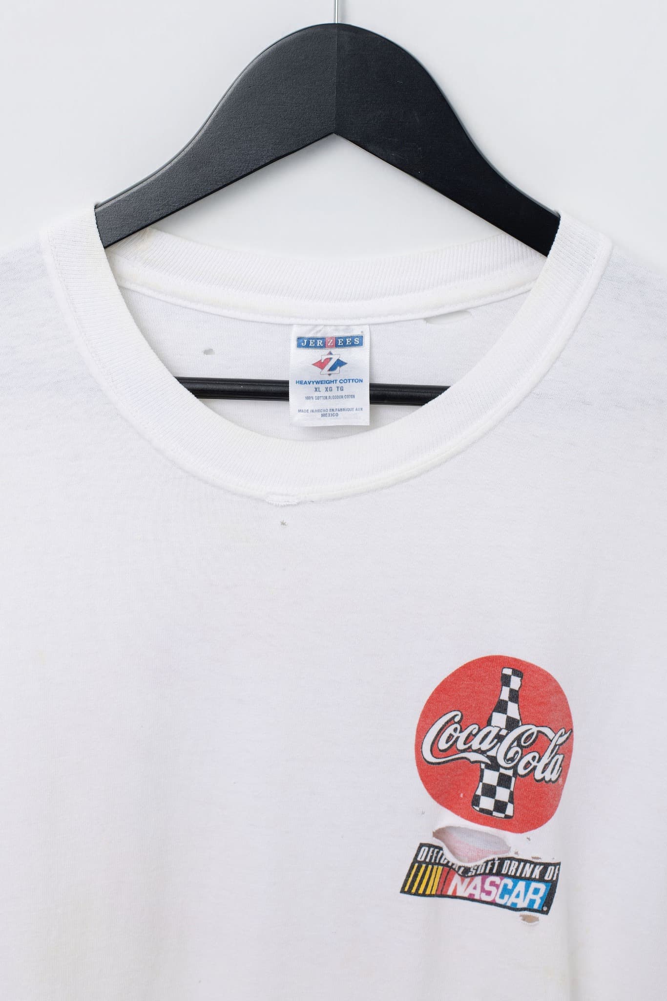 Vintage 90s Coca-Cola NASCAR Official Soft Drink T-Shirt Jerzees XL — photo 3 of 3