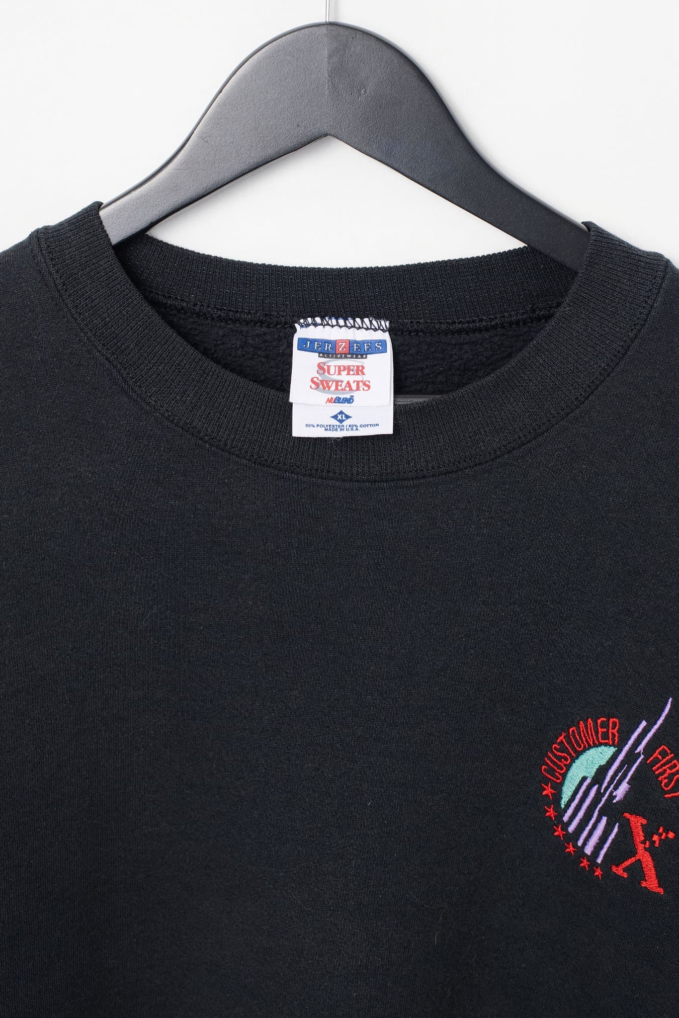 Vintage 90s Jerzees Customer First Sweatshirt — photo 2 of 3