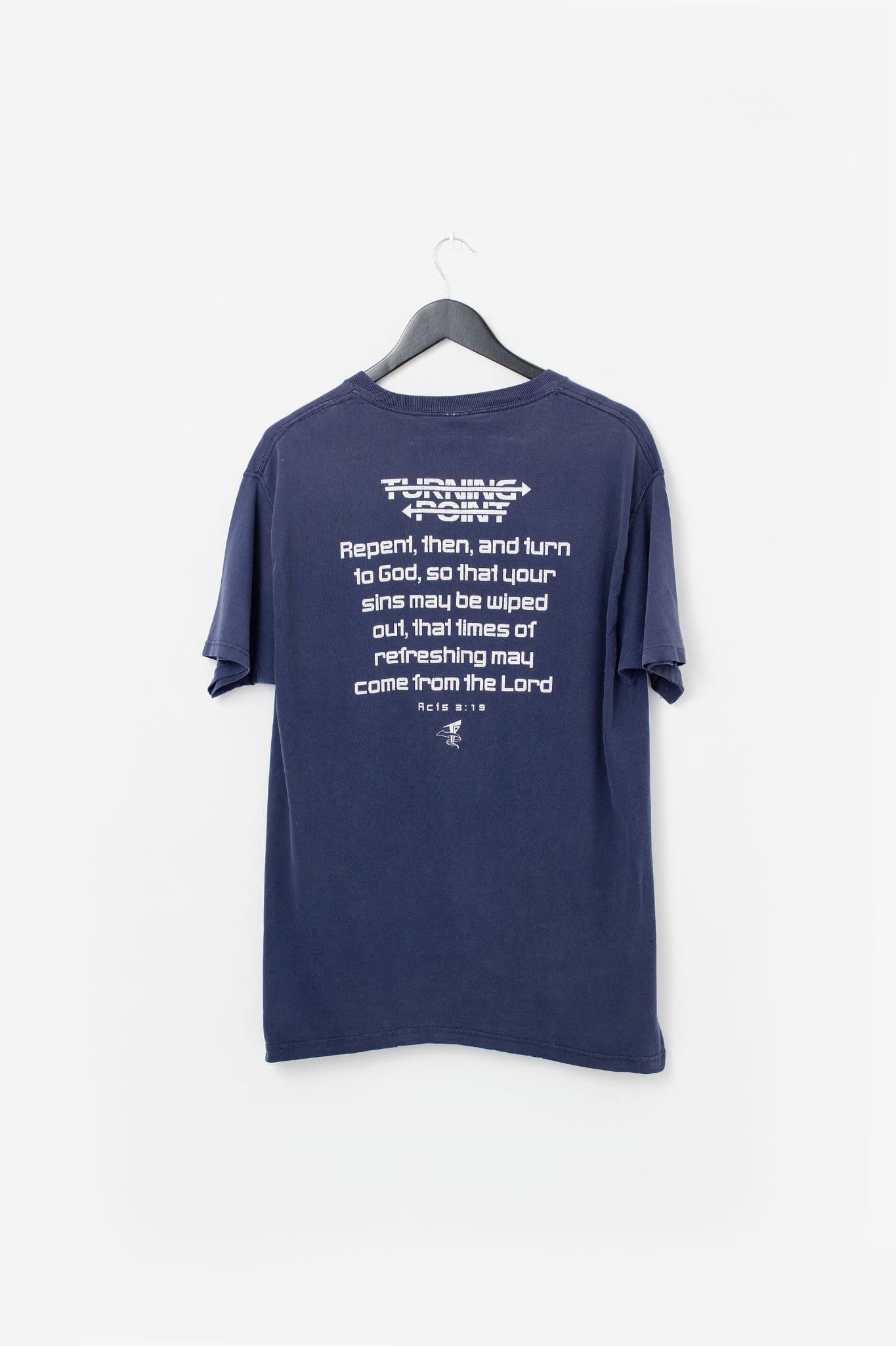Vintage 90s Turning Point Band T-Shirt Navy — photo 2 of 3
