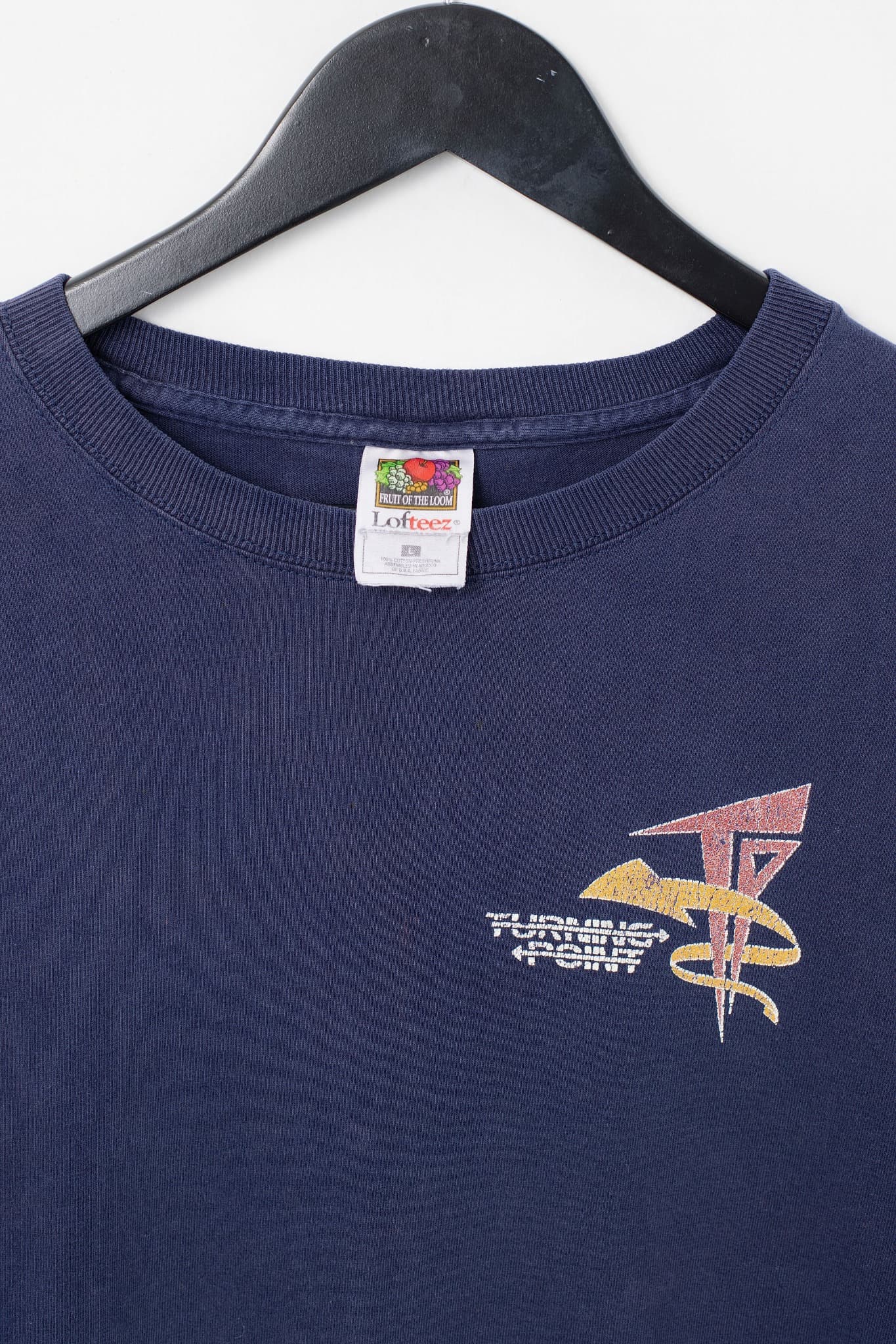 Vintage 90s Turning Point Band T-Shirt Navy — photo 3 of 3