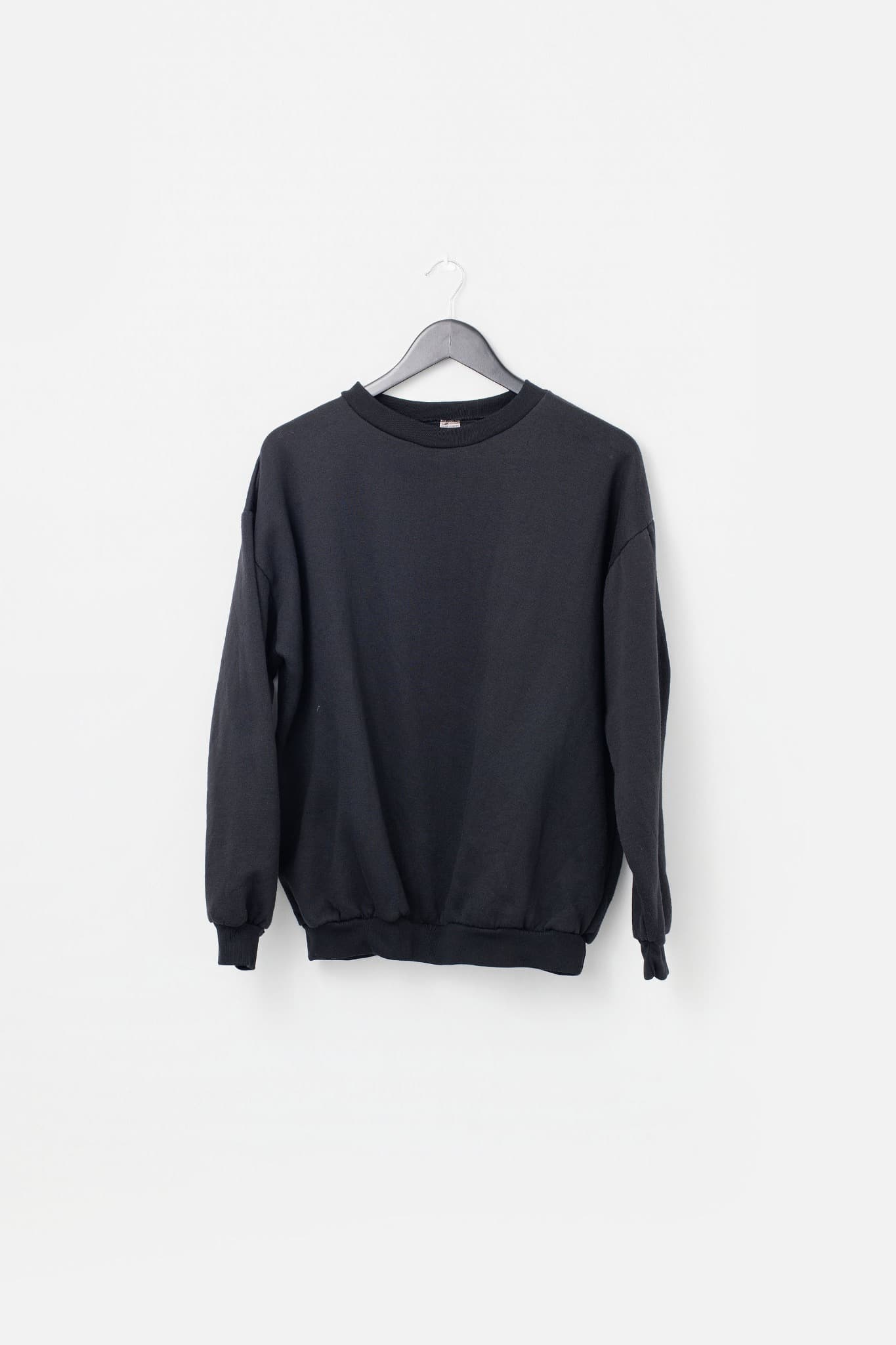 Vintage Black Crewneck Sweatshirt — photo 1 of 3
