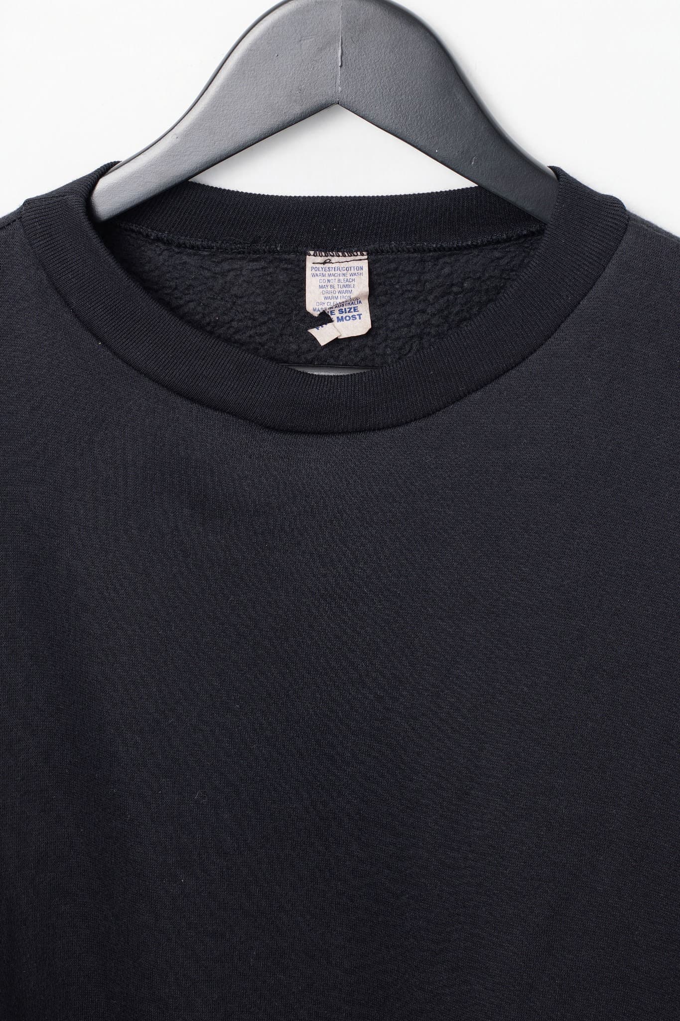 Vintage Black Crewneck Sweatshirt — photo 2 of 3