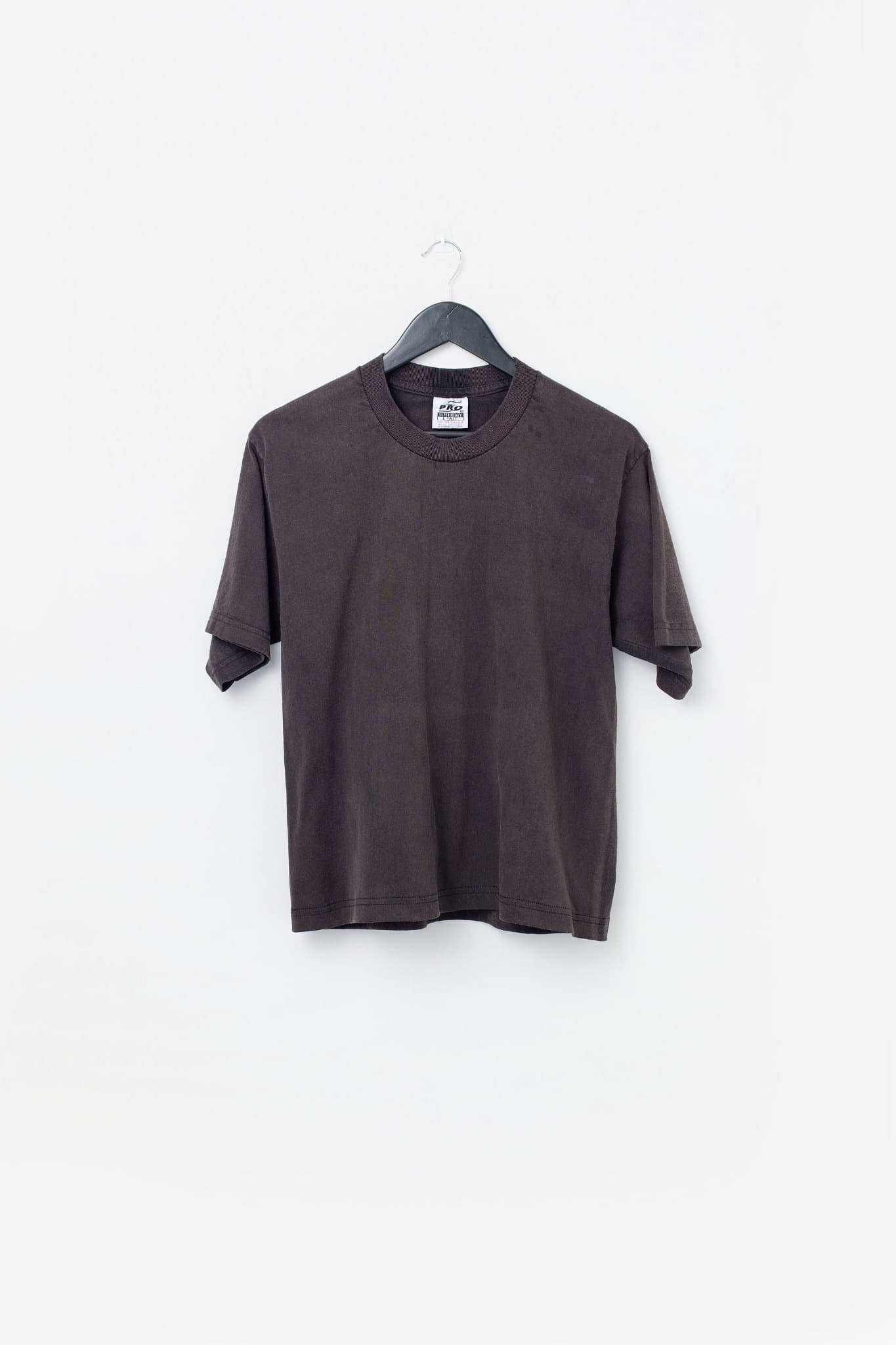 Vintage Cropped & Faded Heavyweight Blank T-Shirt — photo 1 of 3