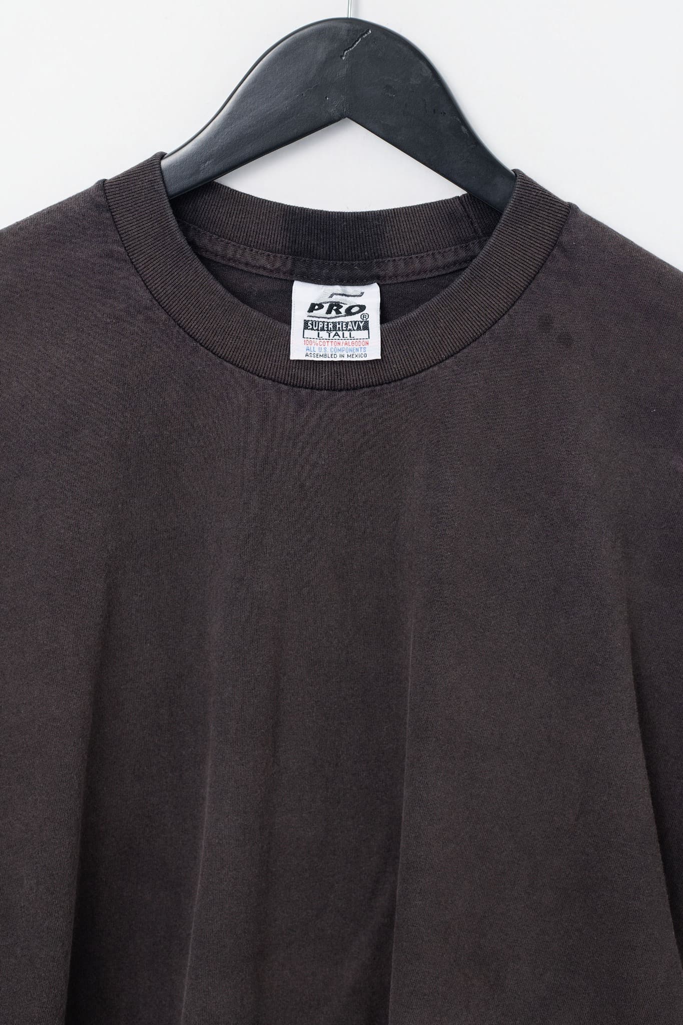 Vintage Cropped & Faded Heavyweight Blank T-Shirt — photo 3 of 3