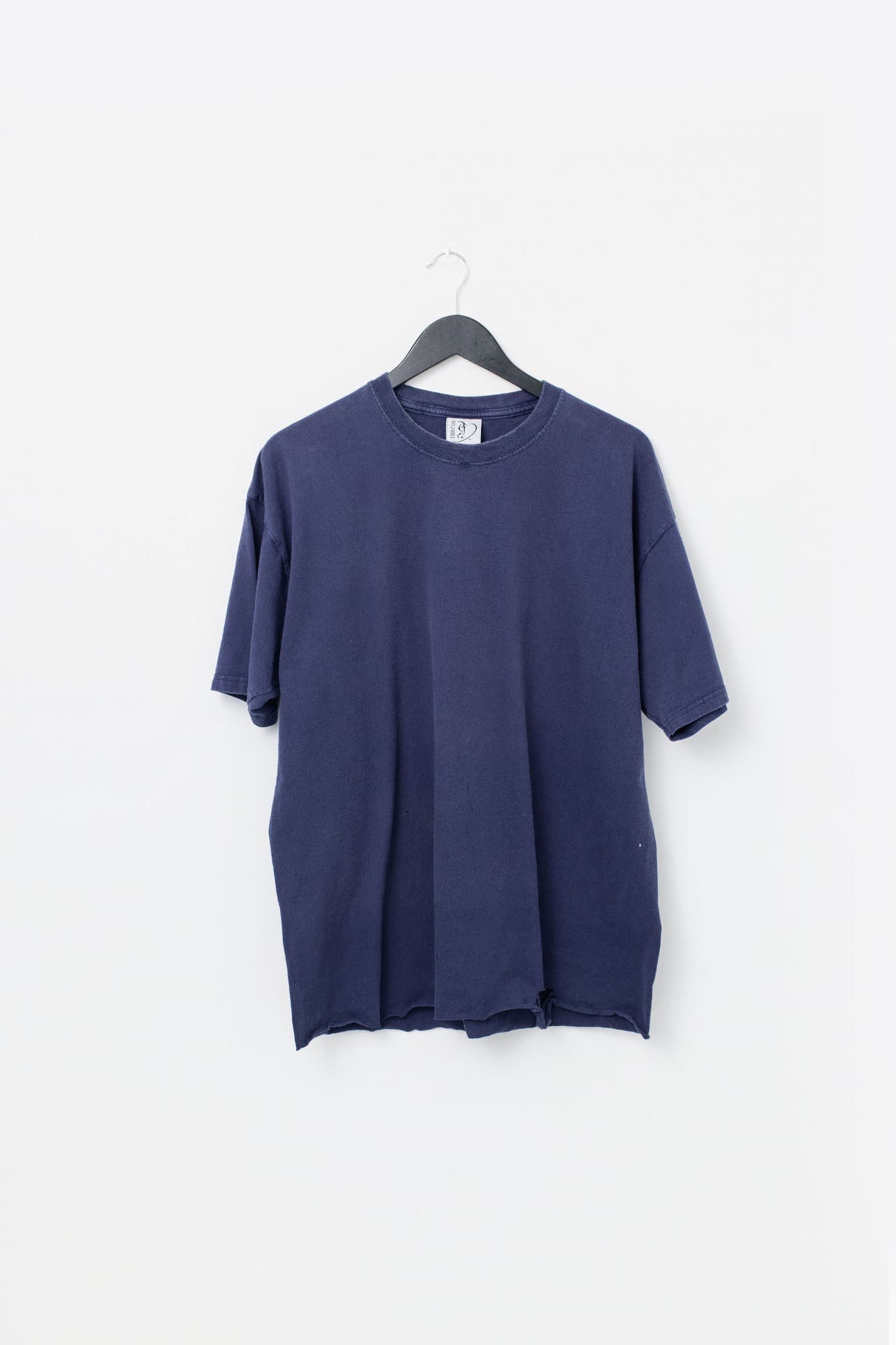 Vintage Cropped & Lightly Distressed Blank T-Shirt — photo 1 of 3