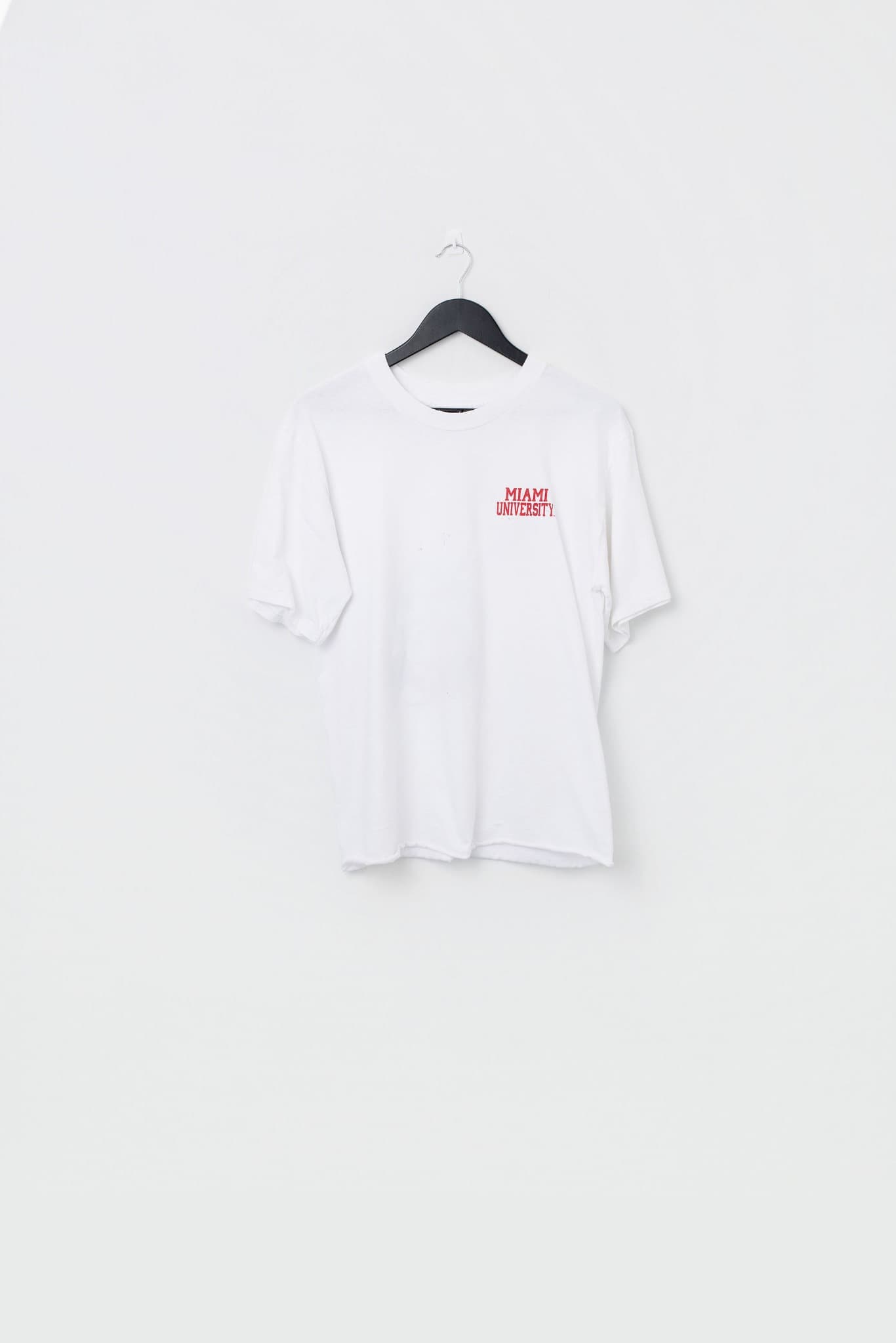 Vintage Distressed & Cropped 90's Miami University T-shirt — photo 1 of 3