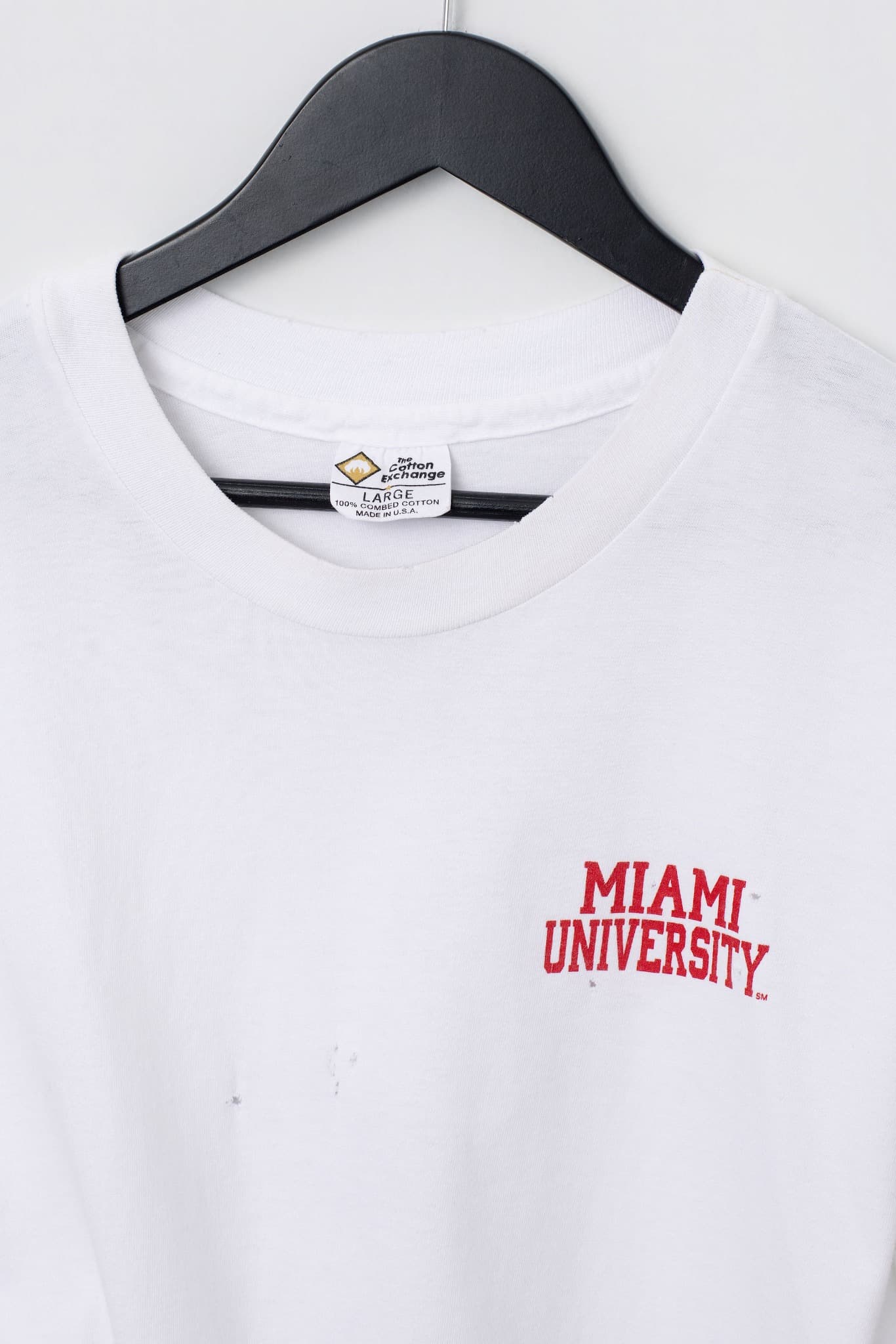 Vintage Distressed & Cropped 90's Miami University T-shirt — photo 3 of 3