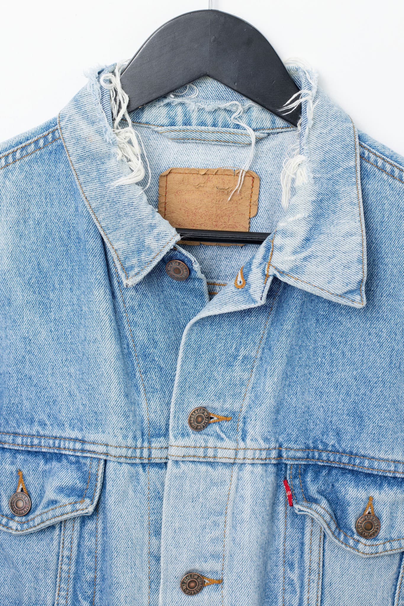 Vintage Distressed Levi's Denim Jacket — photo 4 of 4