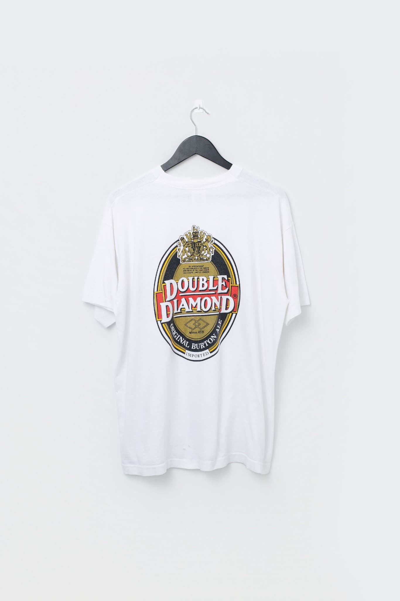 Vintage Double Diamond Beer T-Shirt White Graphic Print Fruit Of The Loom XL — photo 2 of 3