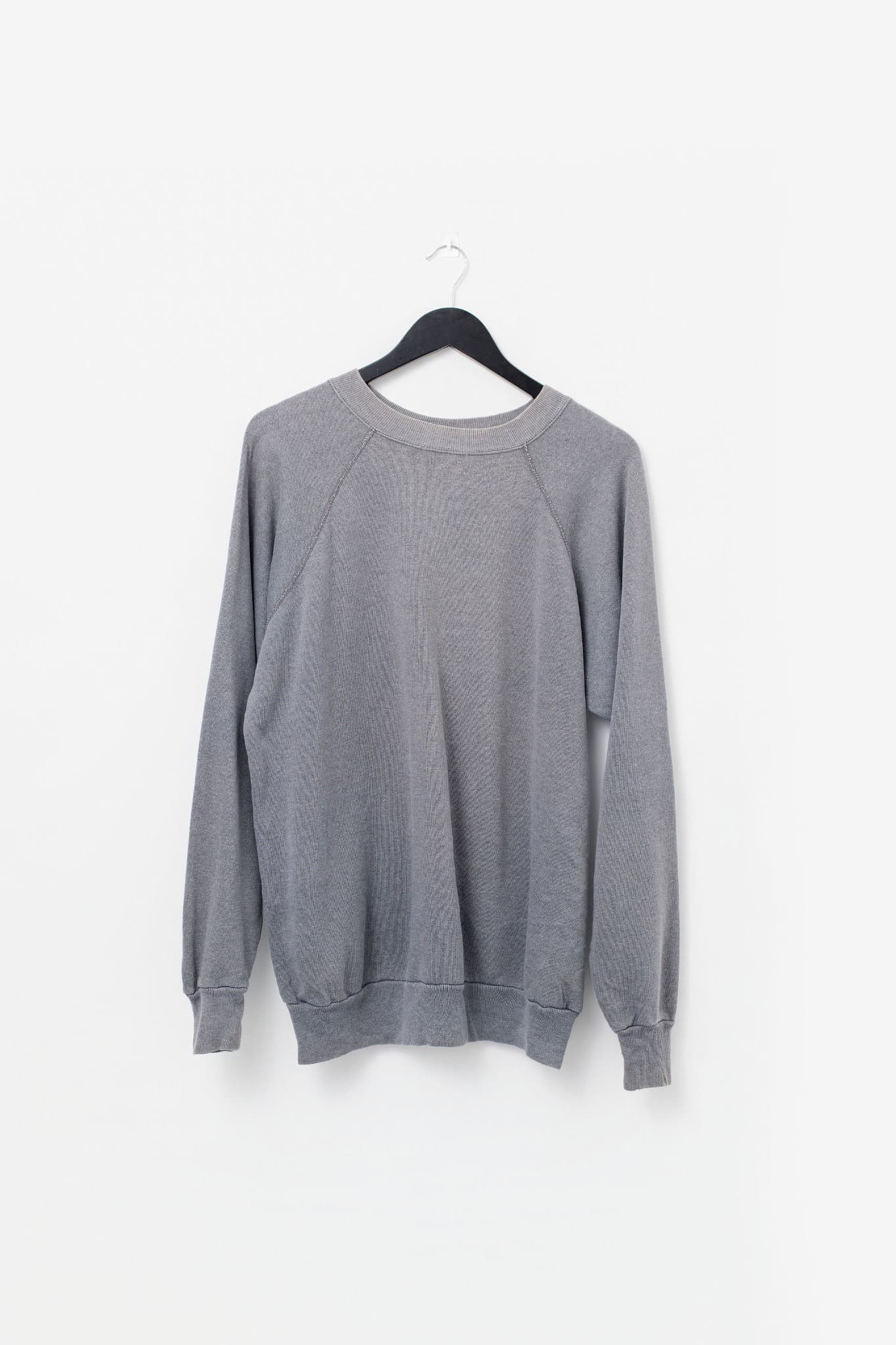 Vintage Grey Raglan Crewneck Sweatshirt