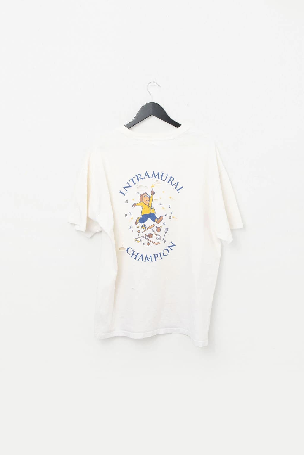 Vintage Hanes Cal Sports Intramural Champion Cream T-Shirt — photo 3 of 3