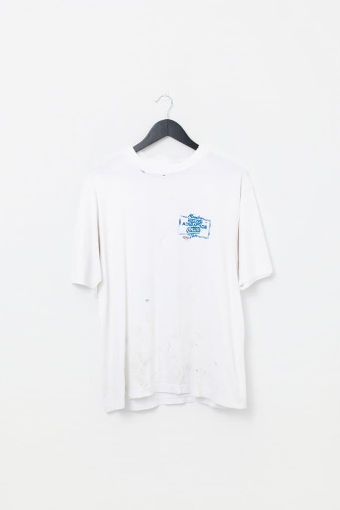 Vintage Thrashed & Paint Stained 90's Workwear T-Shirt — photo 1 of 3