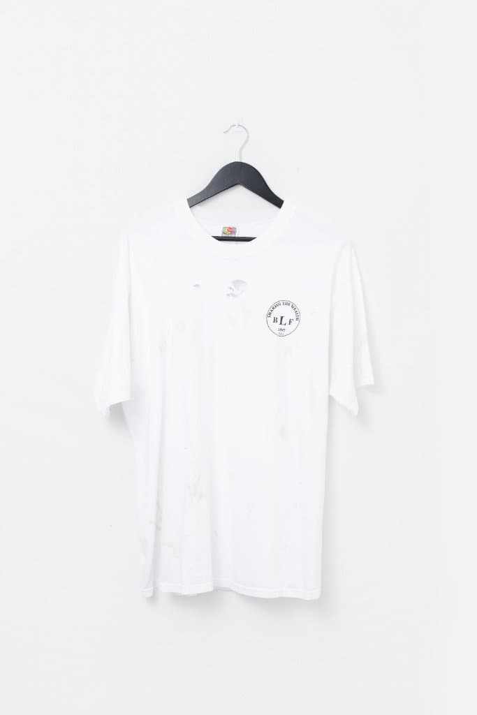Vintage Thrashed & Paint Stained 90's Workwear T-Shirt — photo 1 of 3