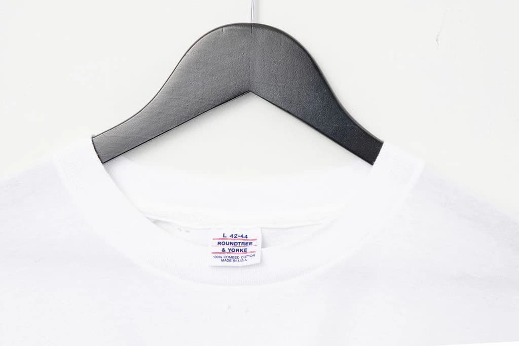 Vintage Thrashed White Blank Single Stitch T-Shirt — photo 2 of 3