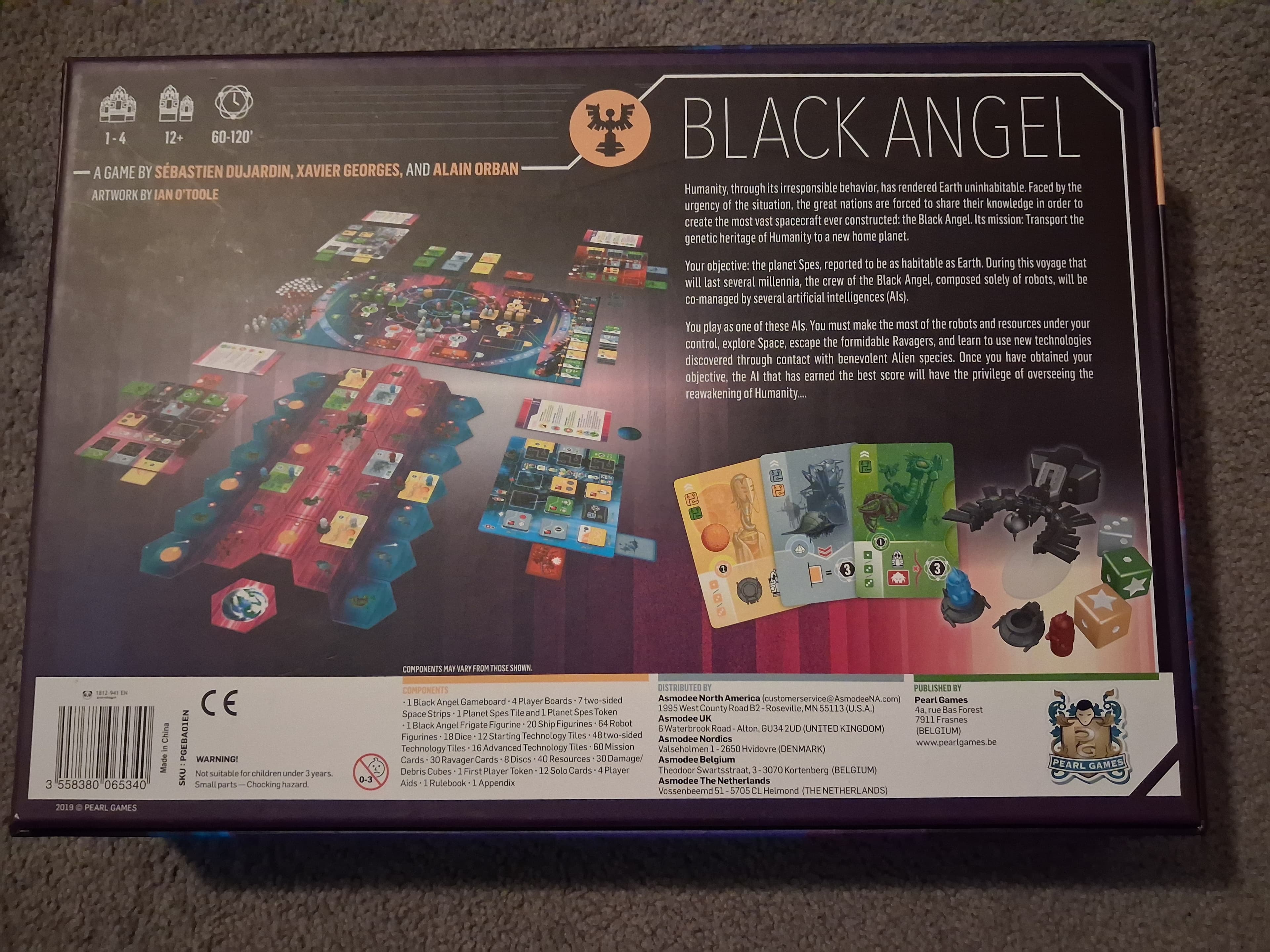 Black Angel Board Game By Pearl Games — photo 2 of 4
