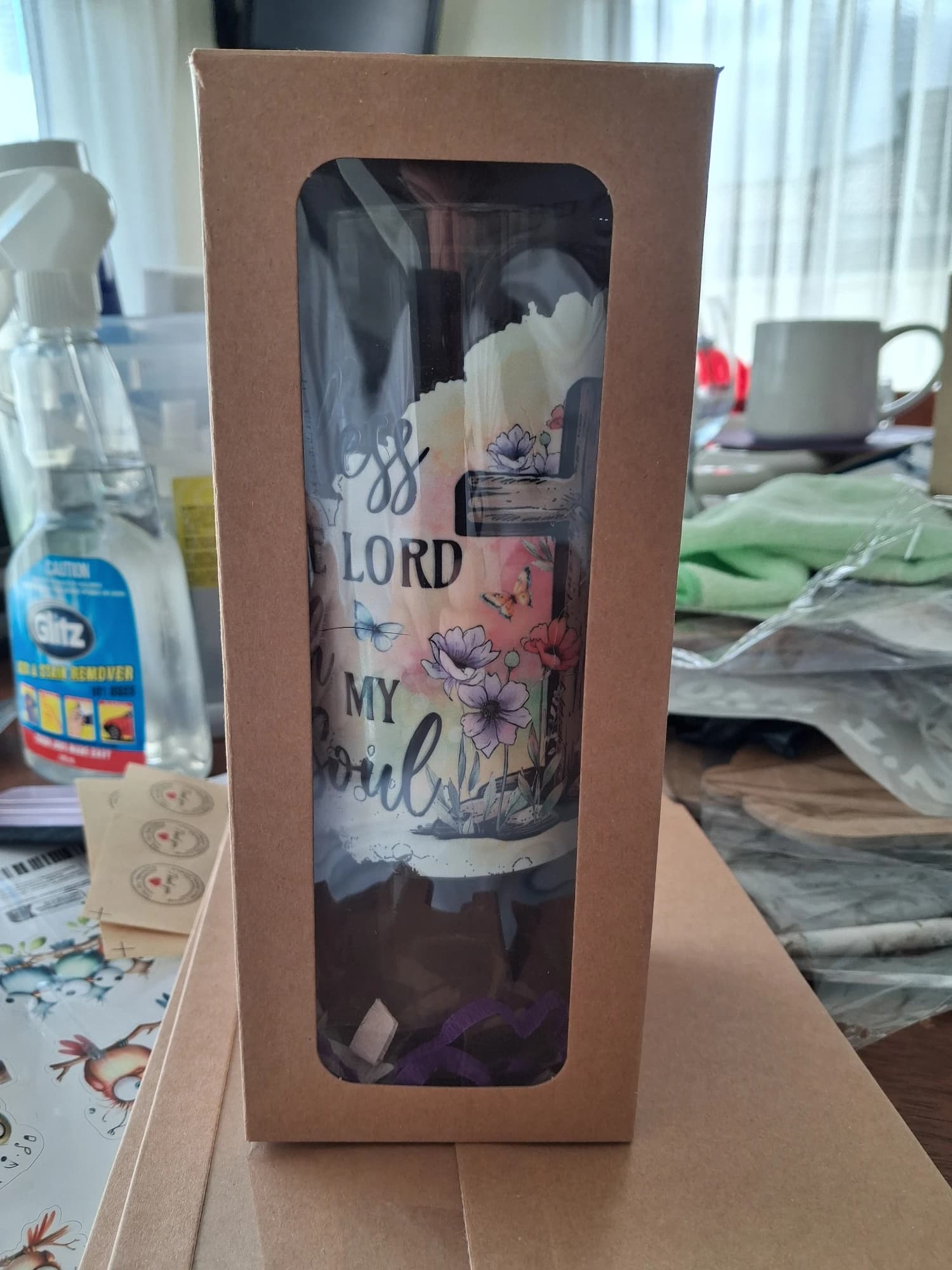Bless The Lord Oh My Soul Clear Glass Tumbler — photo 3 of 3