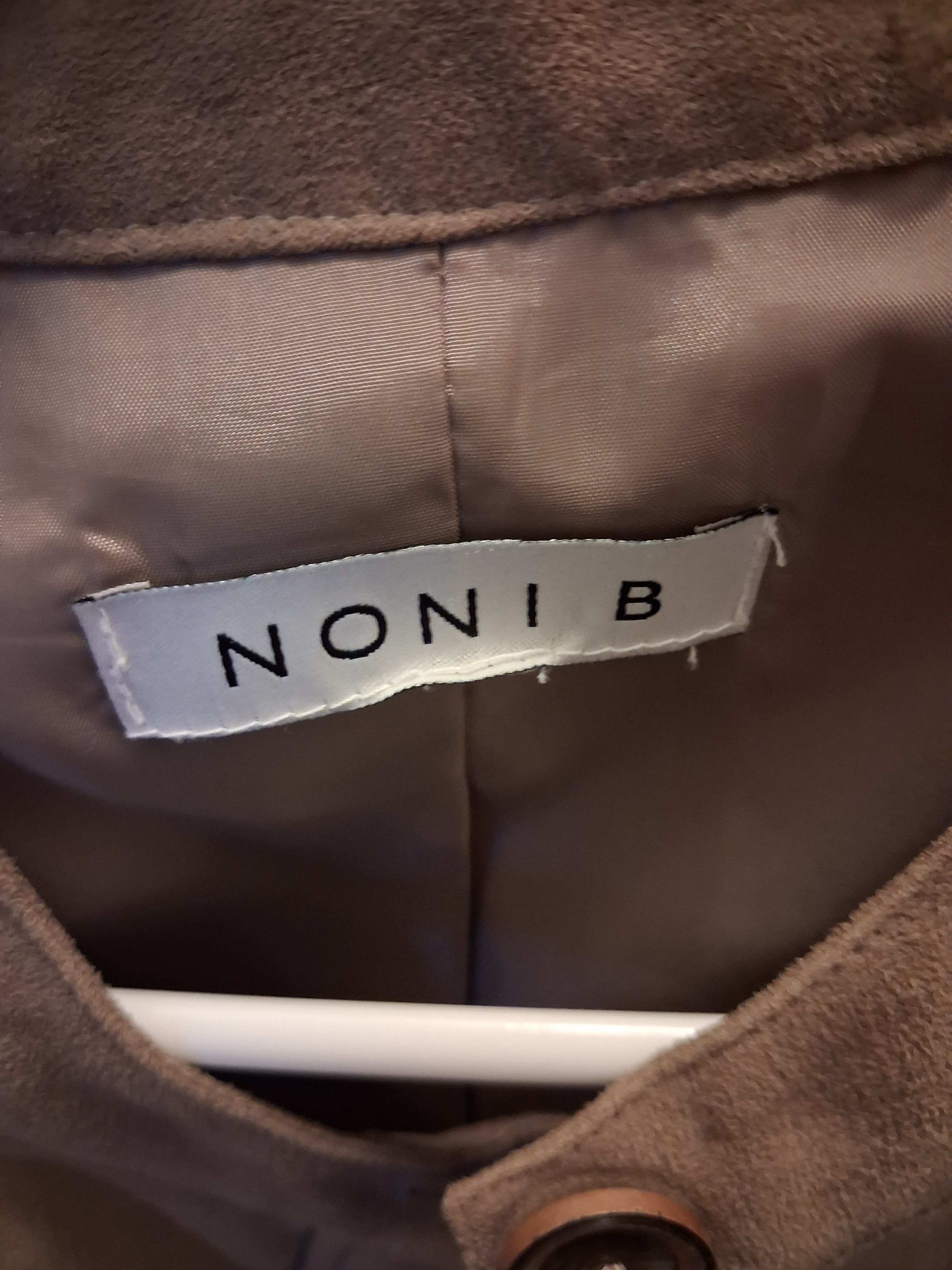 Noni B Women's Faux Suede Jacket Taupe Size S — photo 2 of 6