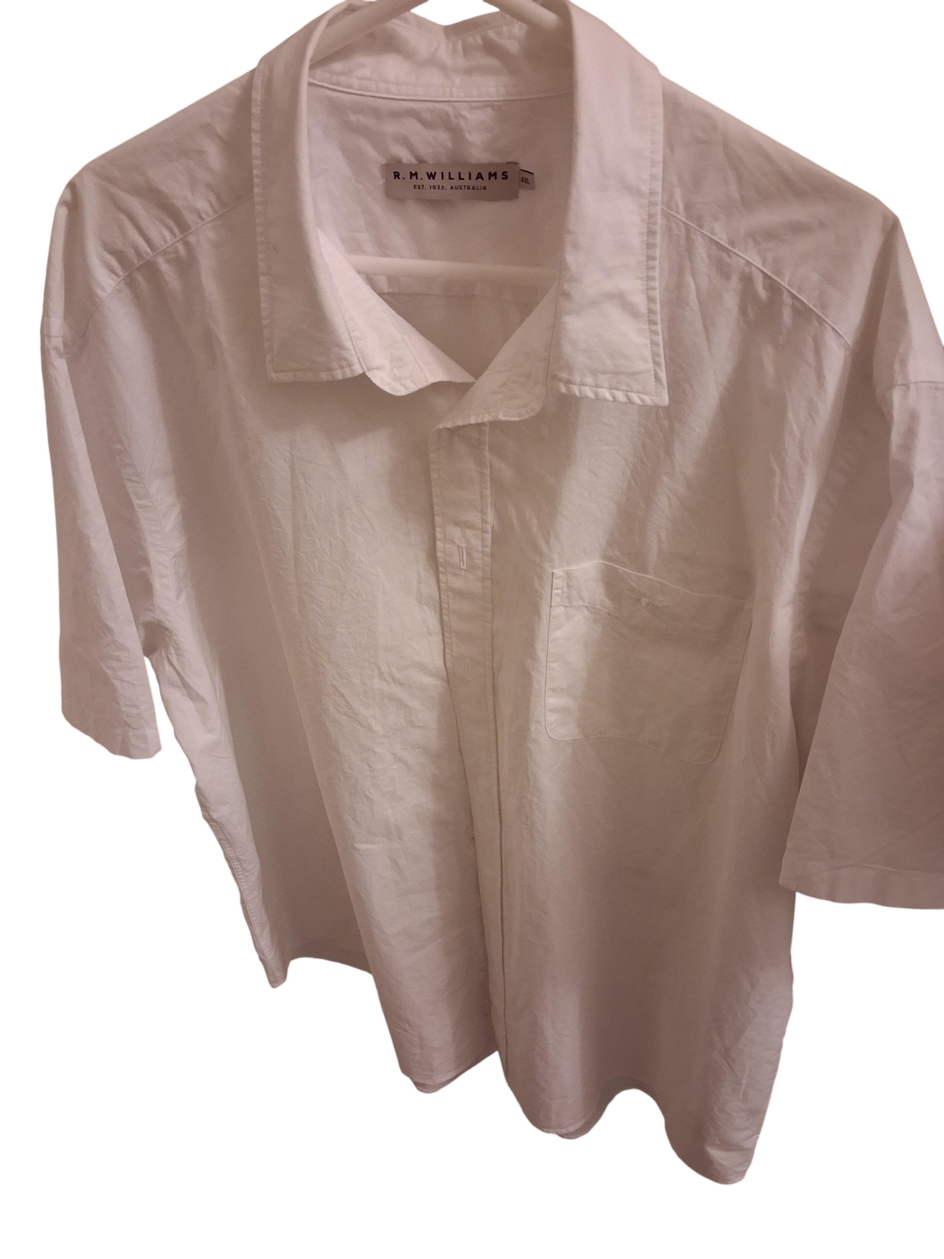 R.M. Williams Short Sleeve Button-Up Shirt White — photo 1 of 2