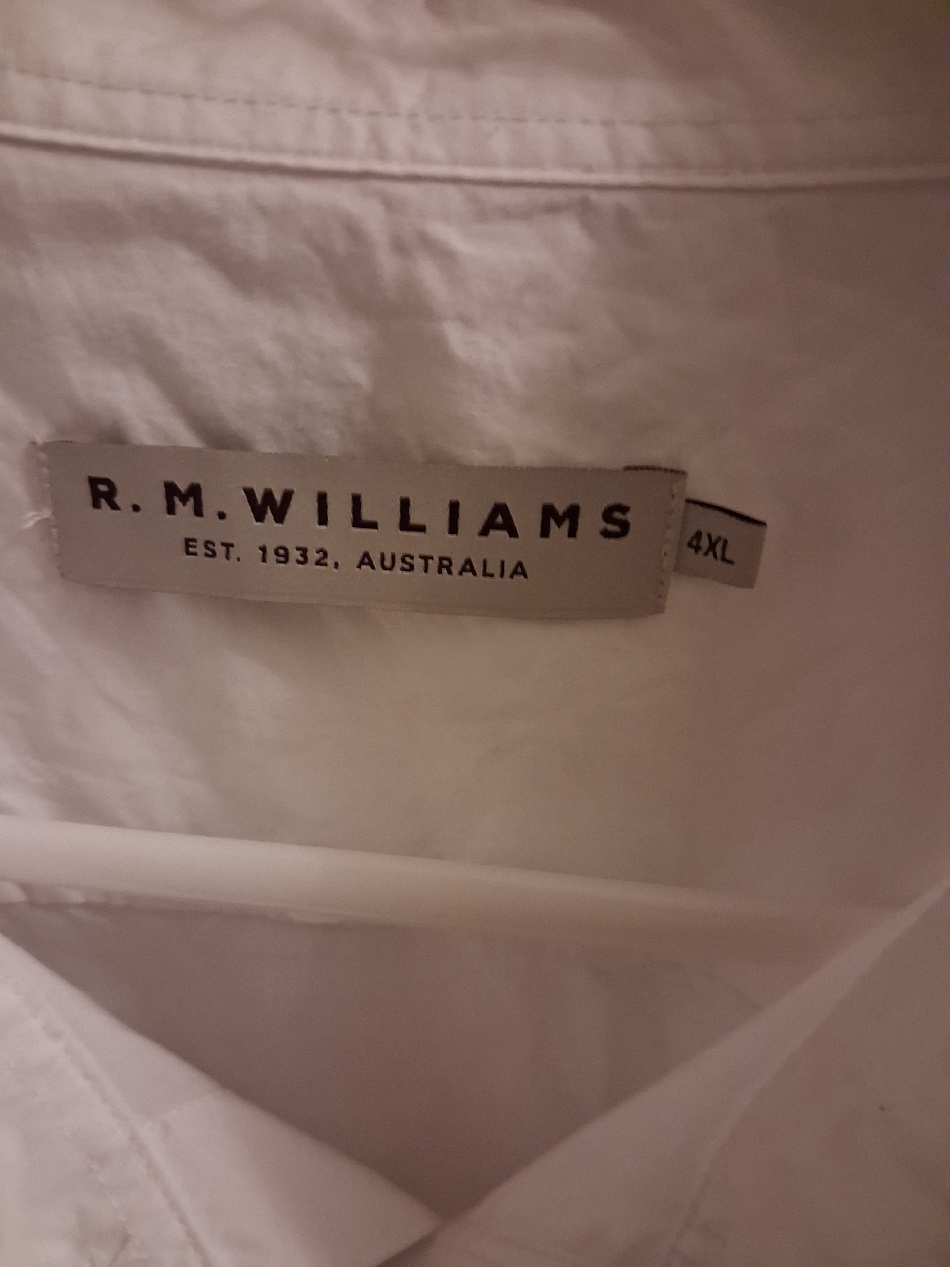 R.M. Williams Short Sleeve Button-Up Shirt White — photo 2 of 2
