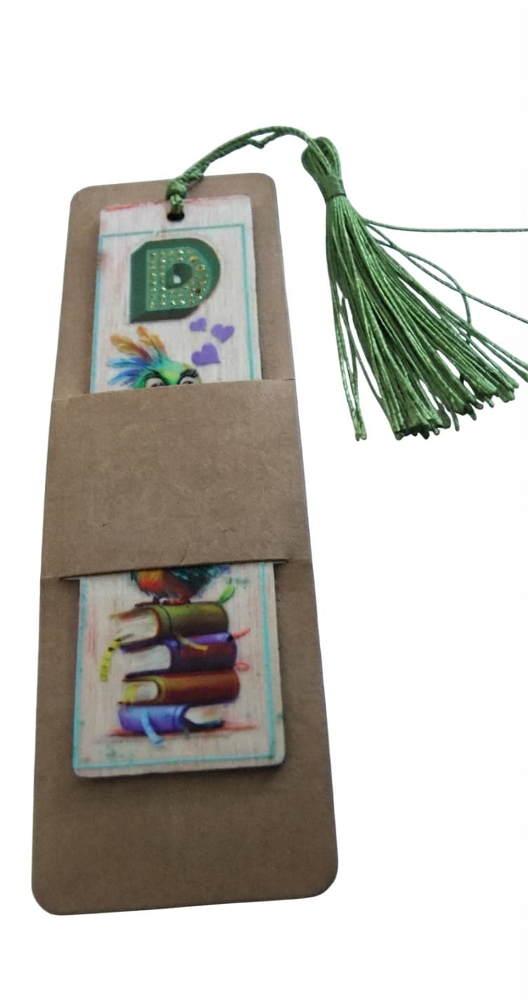 šš¦ Reimagined Futures Custom Wooden Initial D Bookmark š¦š ā photo 1 of 2