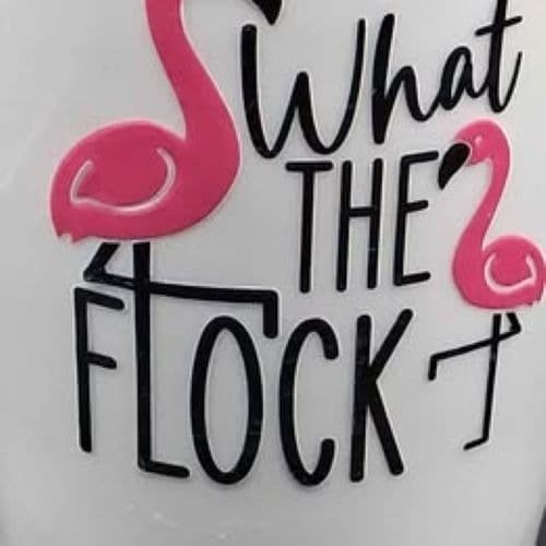 Reimagined Futures: π¦©β What The Flock Flamingo Ceramic Mug β𦩠β photo 3 of 4
