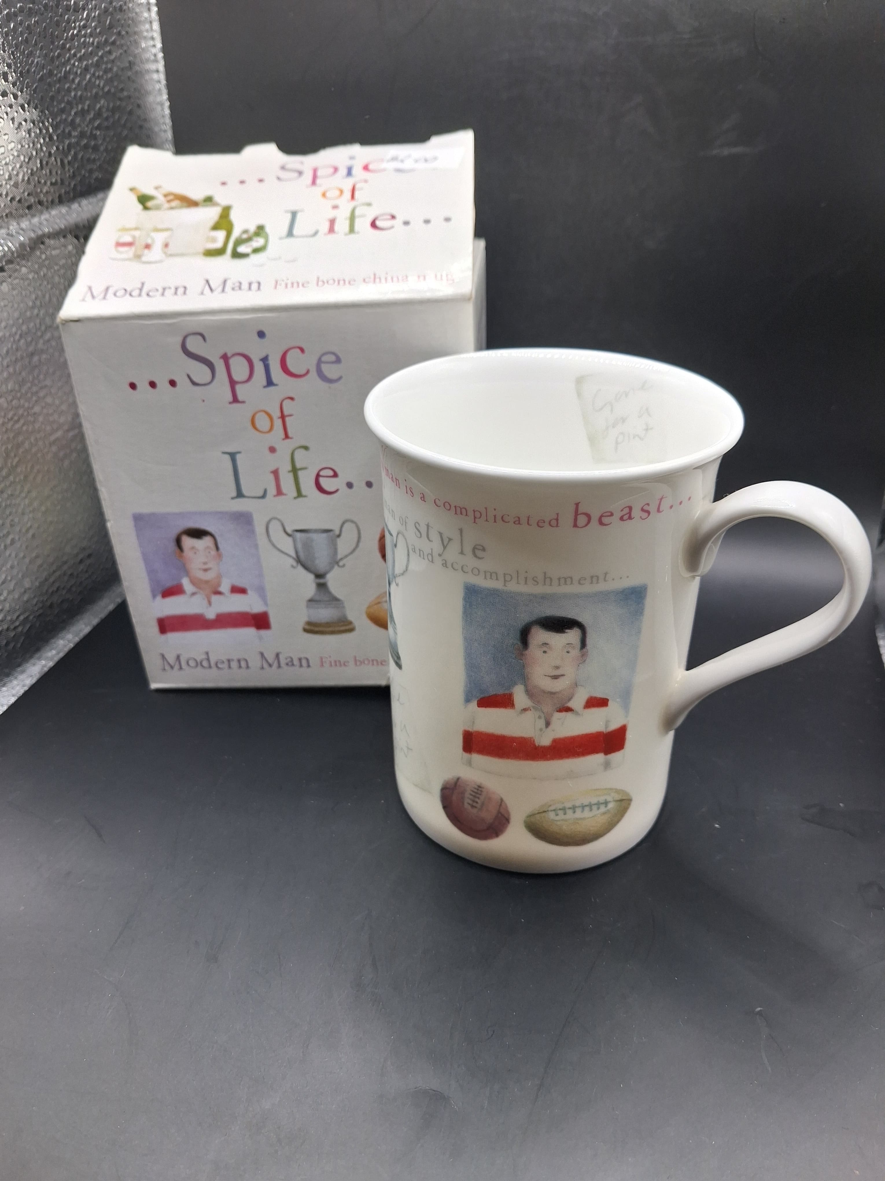 Spice of Life Modern Man Fine Bone China Mug with Original Box — photo 2 of 4