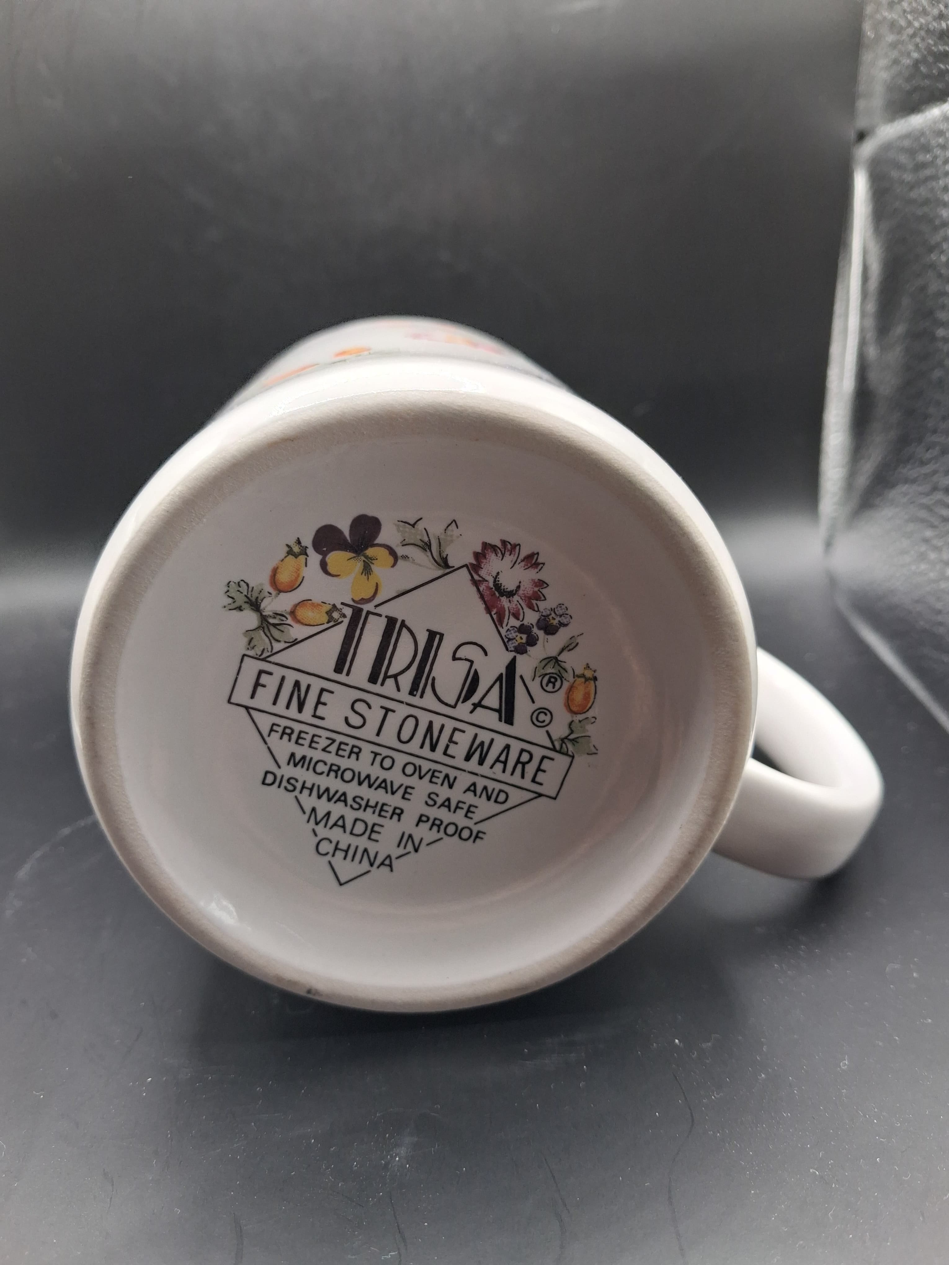 Trisa Fine Stoneware Floral Mug — photo 2 of 2