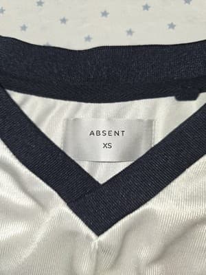 ABSENT Football Jersey Number 32 Graphic White Blue Unisex XS — photo 3 of 3