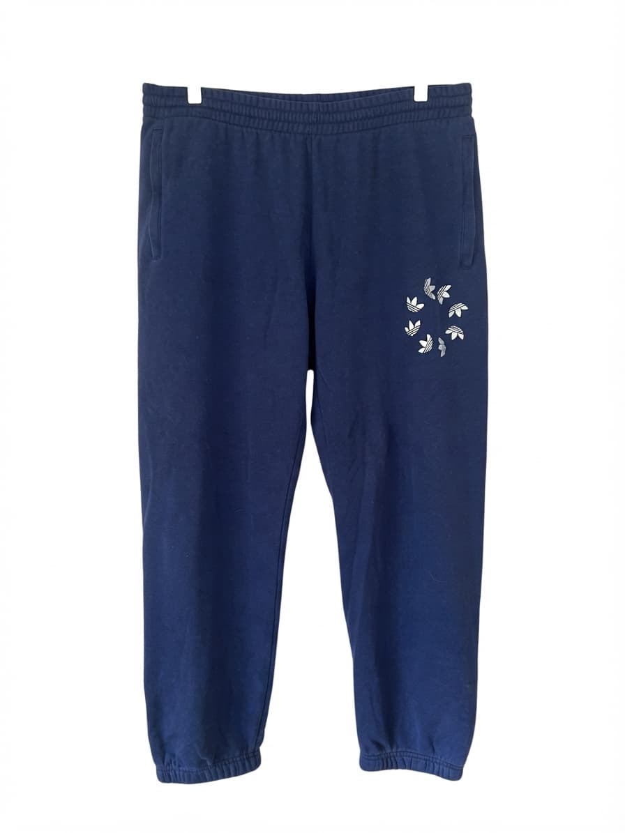 Adidas Originals Trefoil Circle Logo Sweatpants Navy Blue Men's 2XL — photo 1 of 7