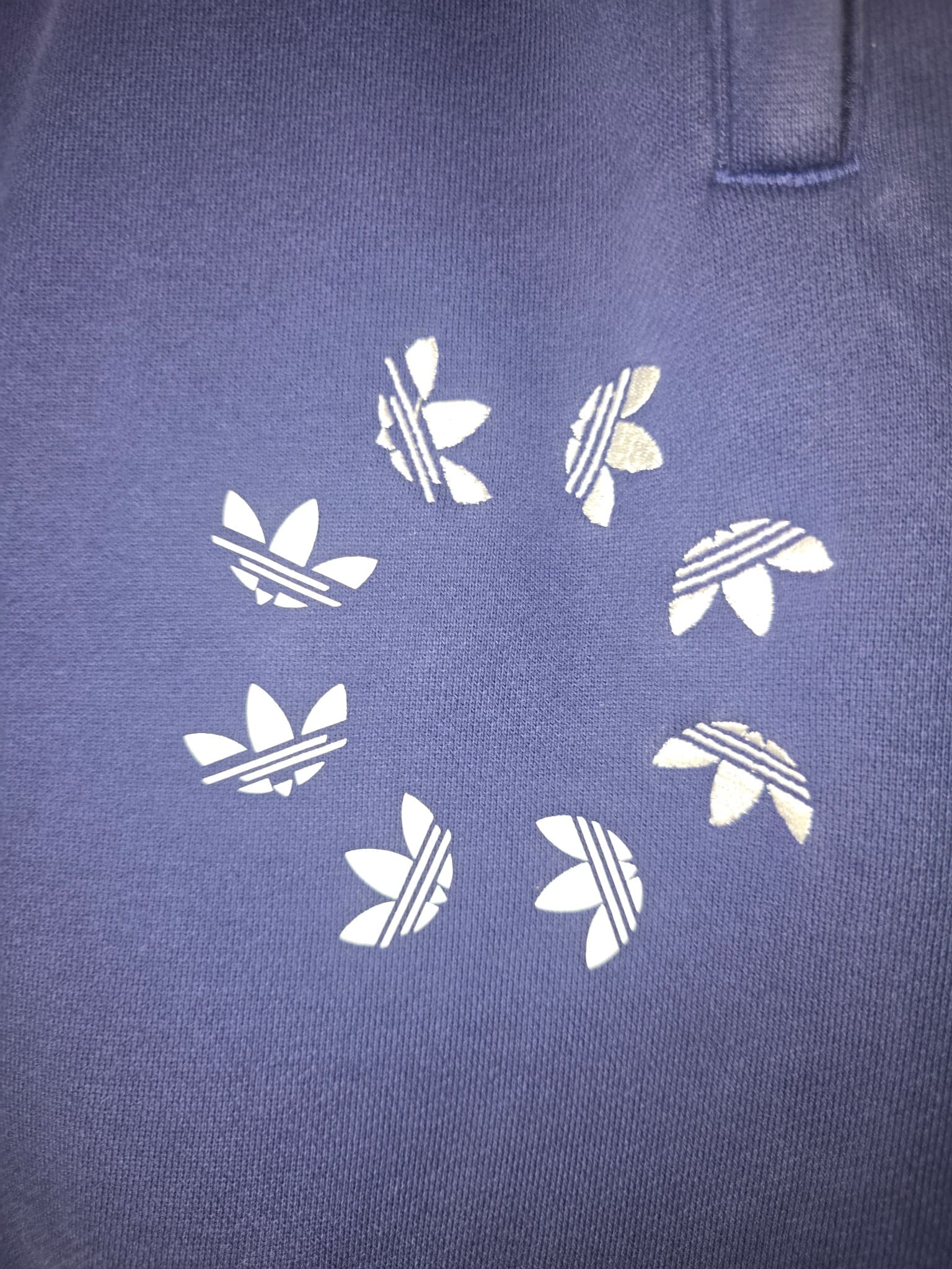 Adidas Originals Trefoil Circle Logo Sweatpants Navy Blue Men's 2XL — photo 3 of 7