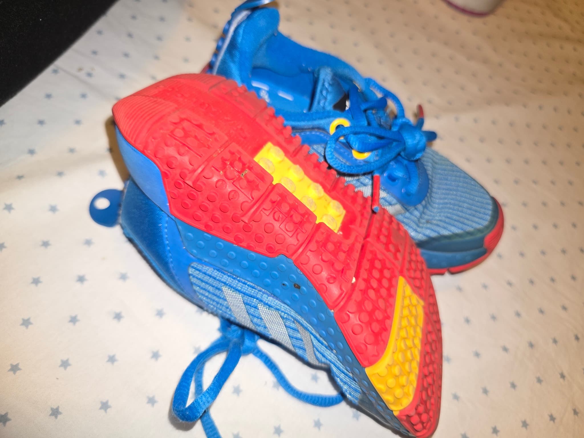 Adidas x LEGO Sport Sneakers Toddler Collaboration Blue Red US 10K — photo 4 of 7