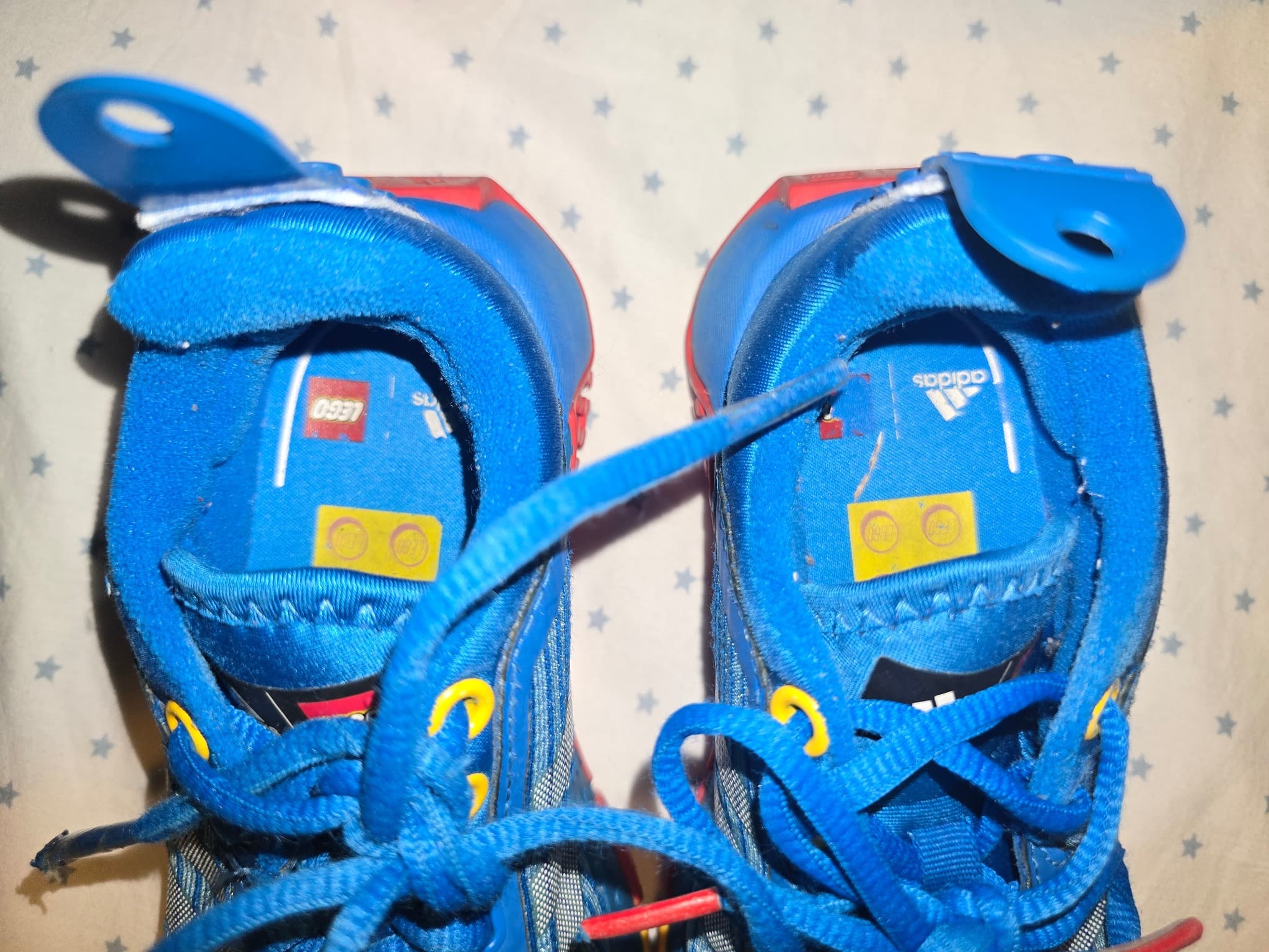 Adidas x LEGO Sport Sneakers Toddler Collaboration Blue Red US 10K — photo 5 of 7