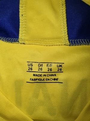 Al-Nassr FC Football Jersey Ronaldo 7 Home Yellow Blue Kids 26 — photo 3 of 3
